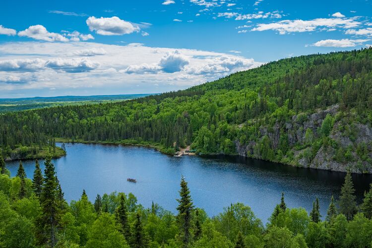 Malerische Landschaft im Parc national d'Aiguebelle