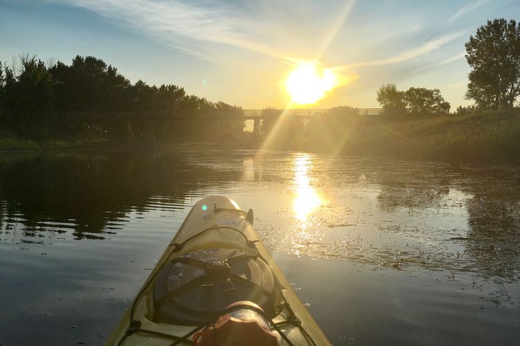 Mit dem Kajak durch den Parc national des ÃŽles-de-Boucherville in QuÃ©bec