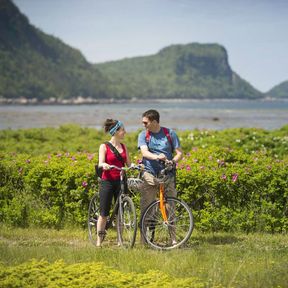 Fahrradtour im Parc national du Bic, Quebec