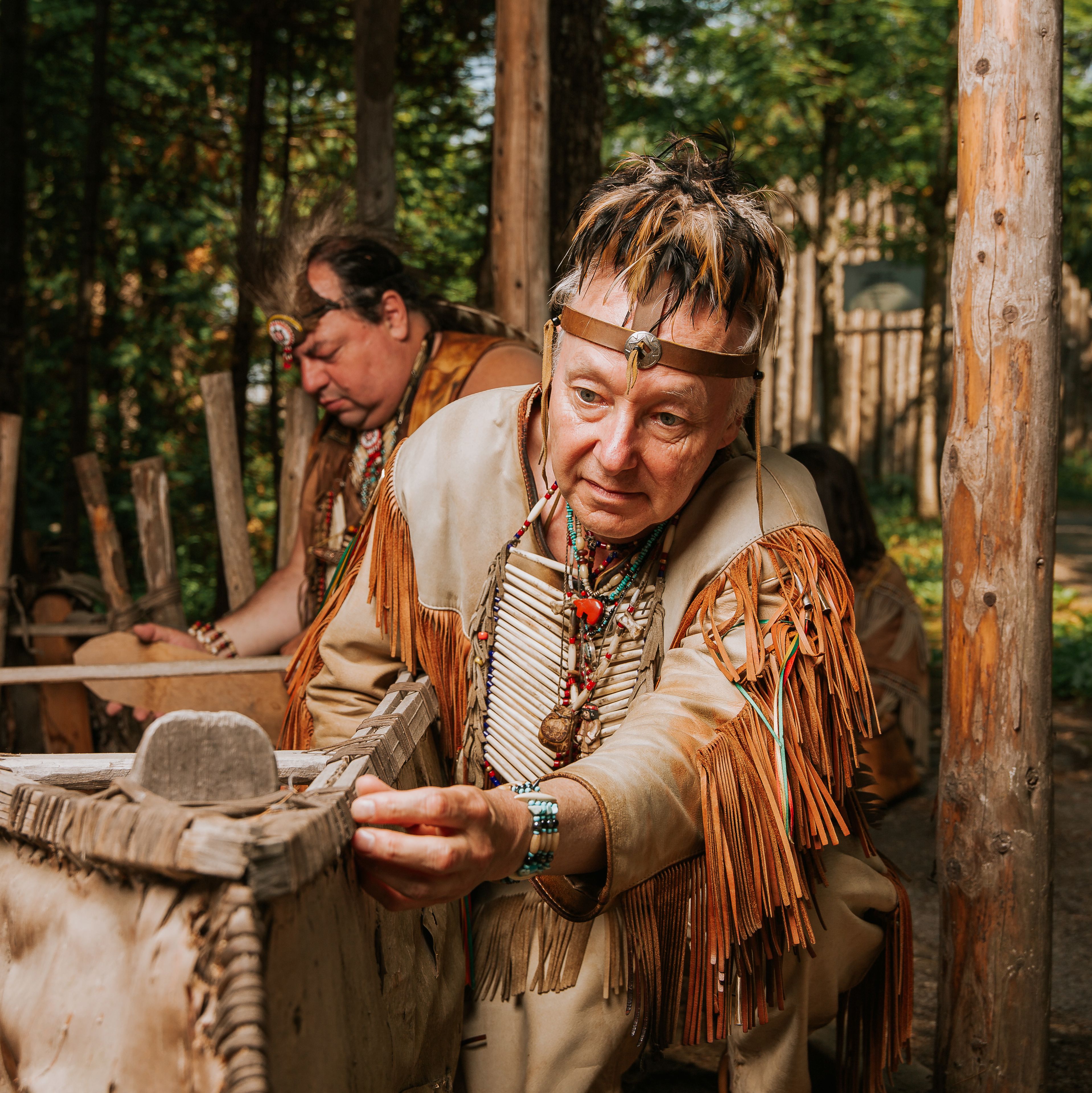 Impressionen der Huron Traditional Site in Wendake, Quebec