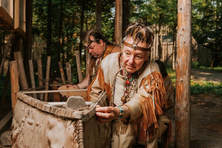 Impressionen der Huron Traditional Site in Wendake, Quebec
