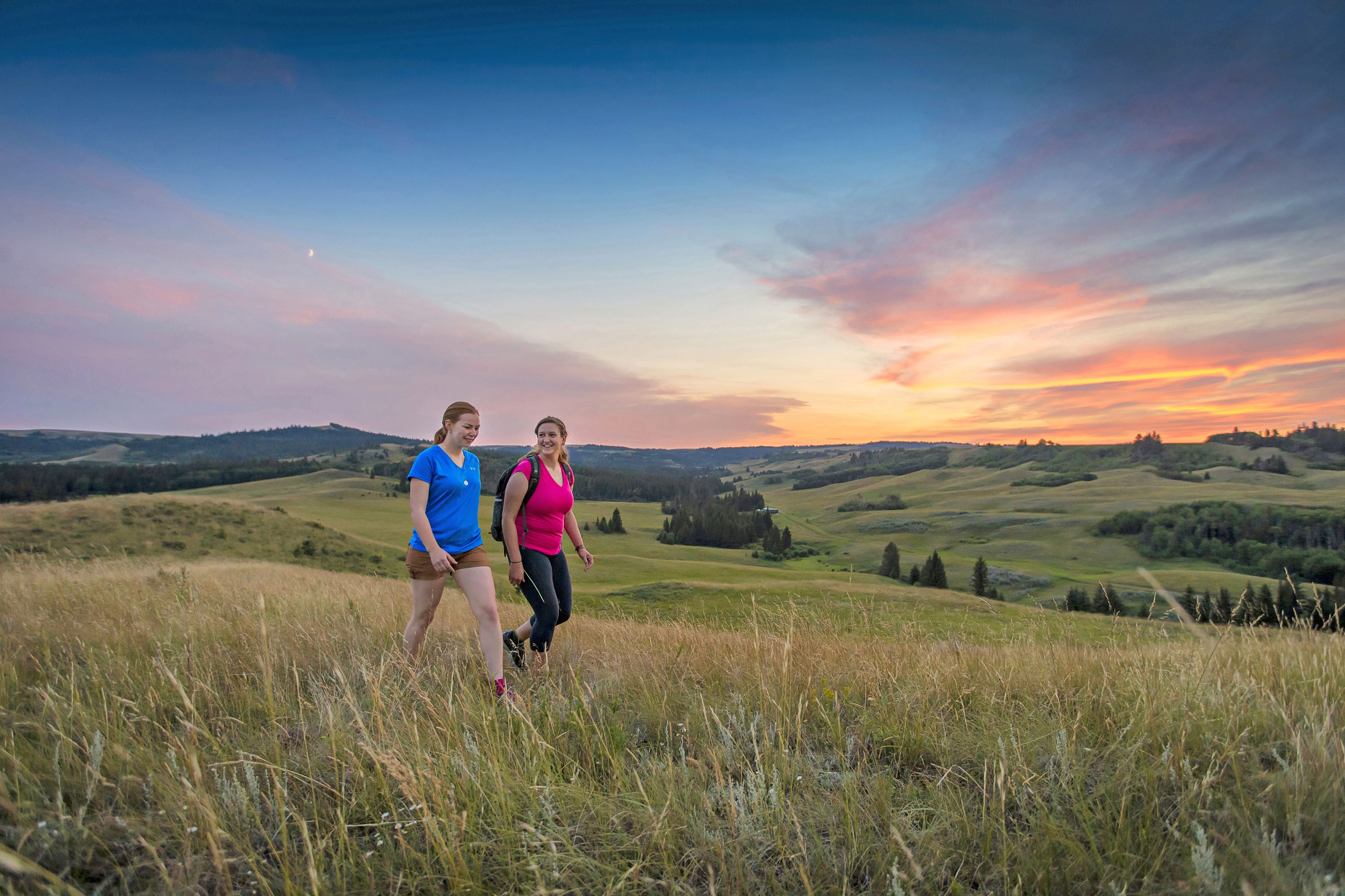 Wandern in der Fort Walsh National Historic Site, Saskatchewan