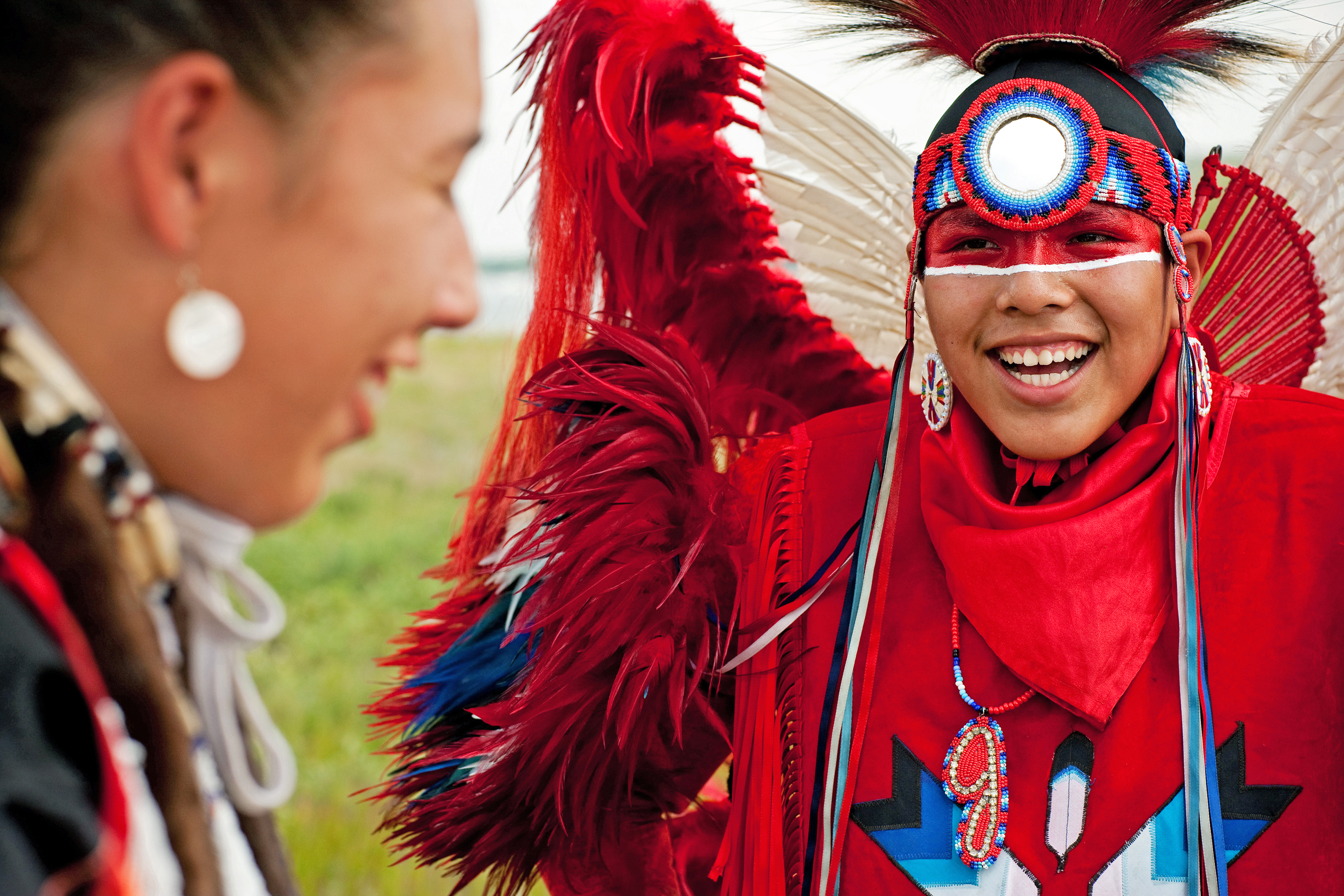 First Nations beim Standing Buffalo Indian Pow Wow