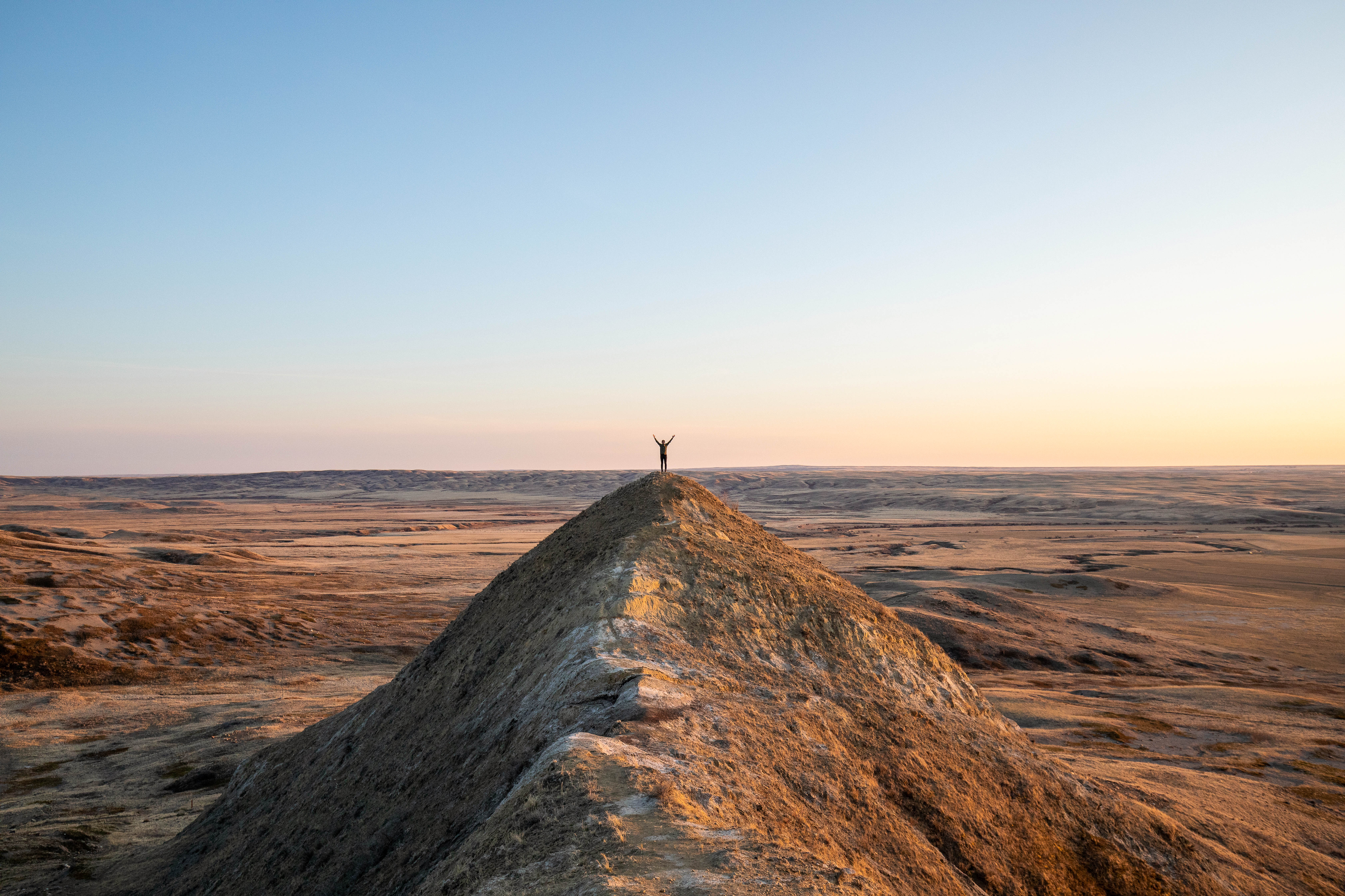 Die Aussicht im Grasslands National Park