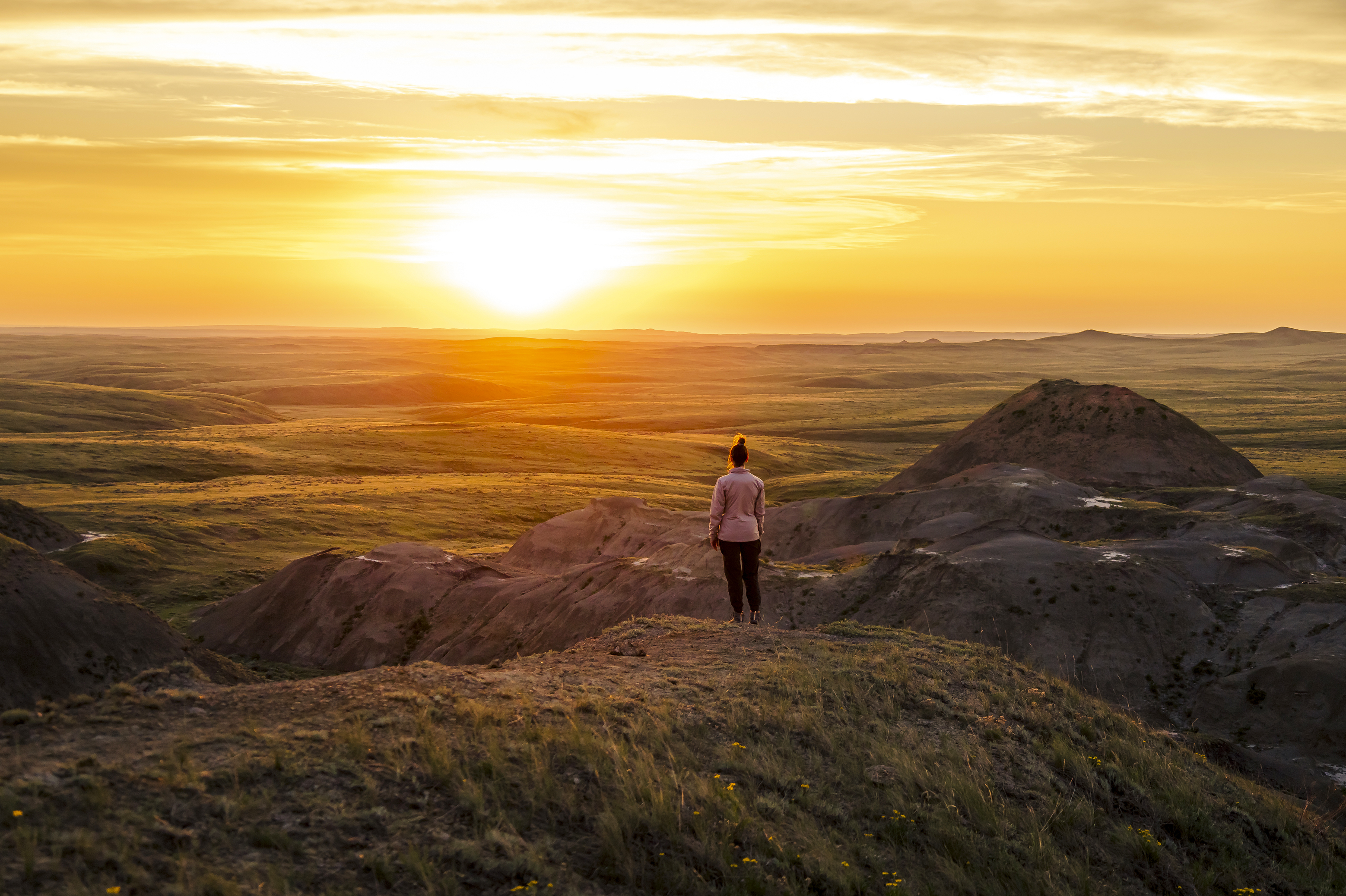 Sonnenuntergang im Valley of 1000 Devils