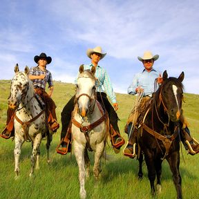 Westernreiten auf der La Reata Ranch, Saskatchewan