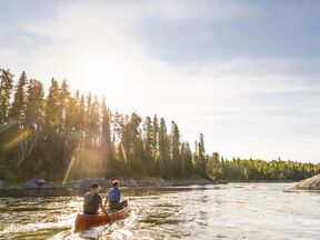 Paddeln auf dem Lac La Longe