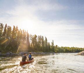 Paddeln auf dem Lac La Longe