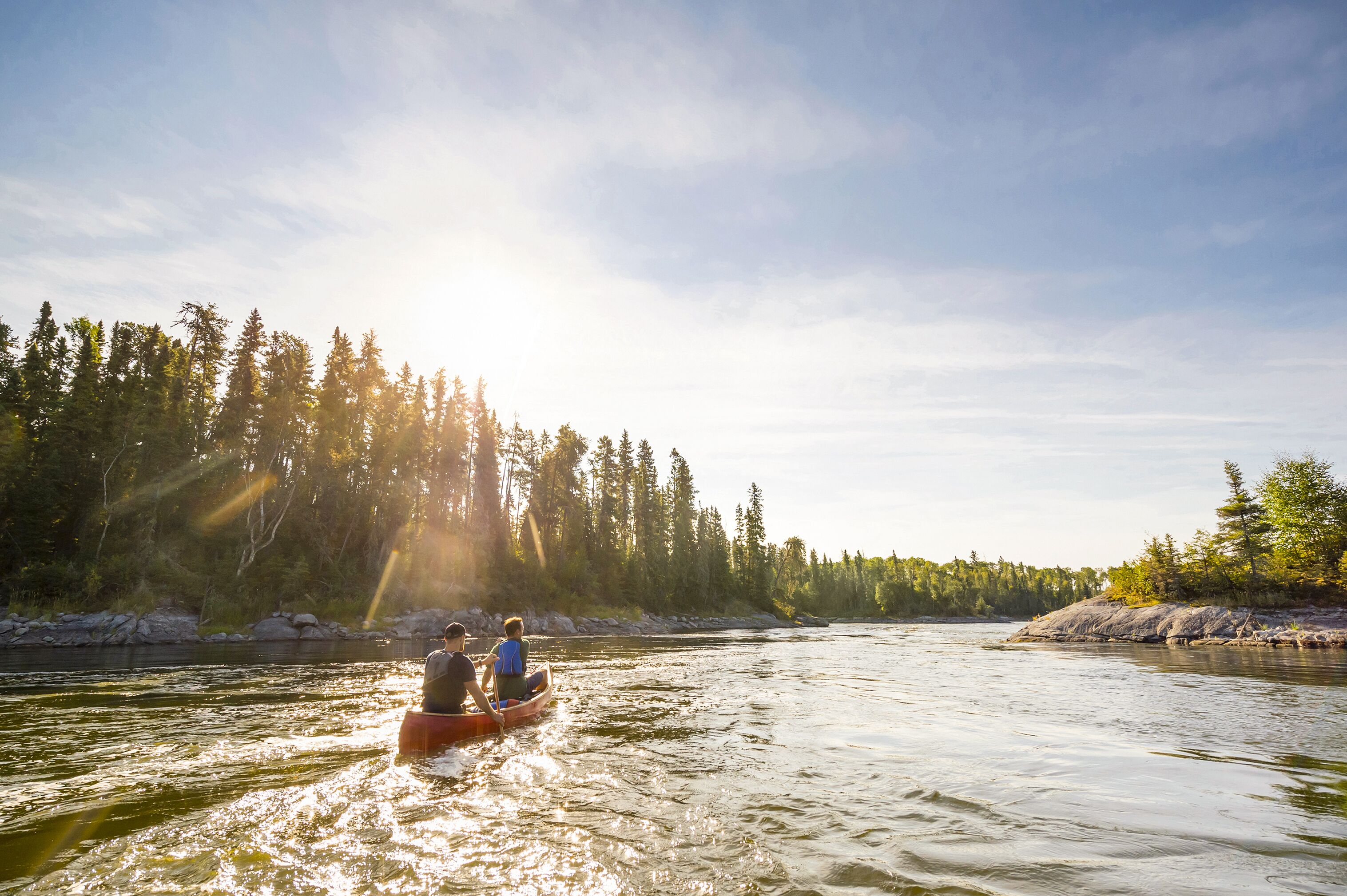 Paddeln auf dem Lac La Longe