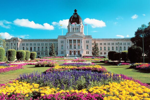 Parlamentsgebäude in Regina, Saskatchewan