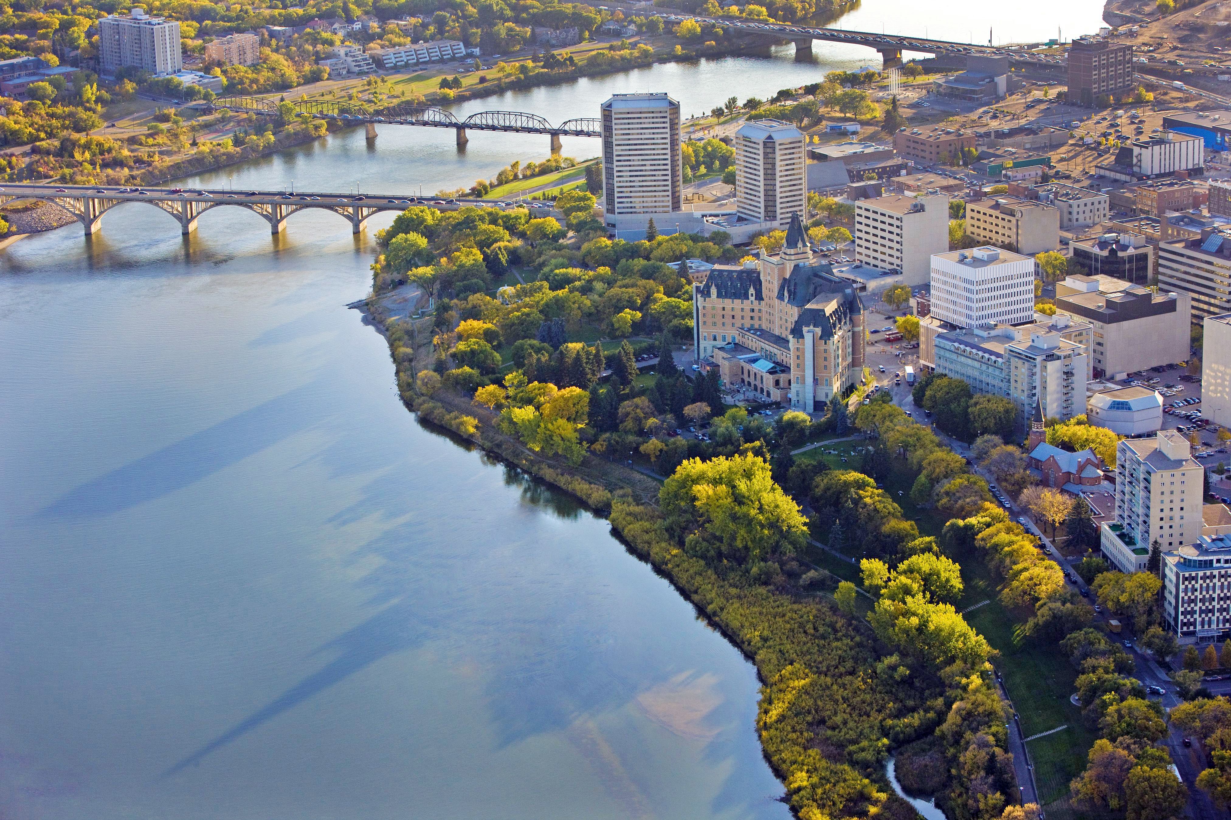 Blick auf Saskatoon