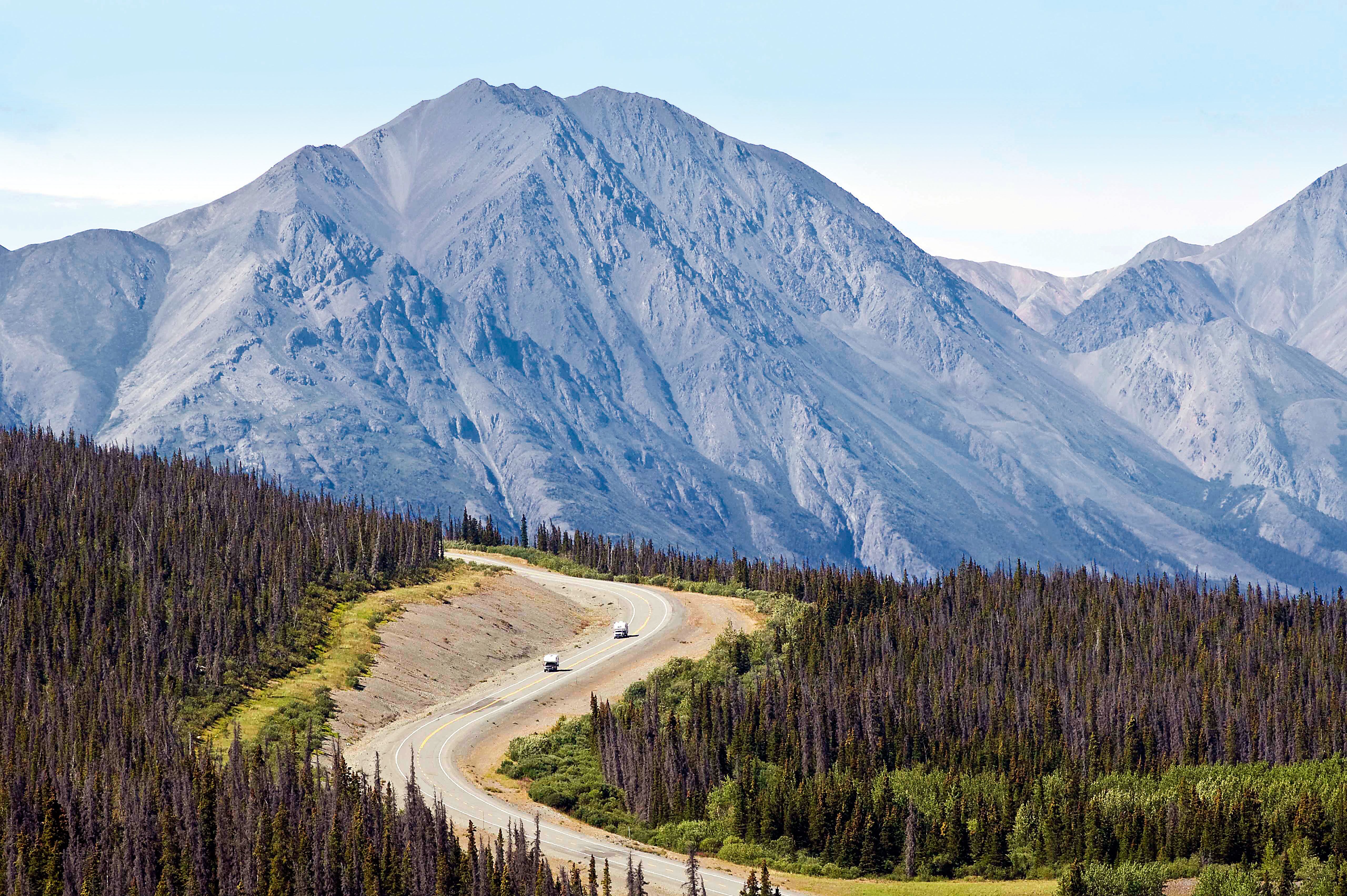 Unterwegs auf dem Alaska Highway