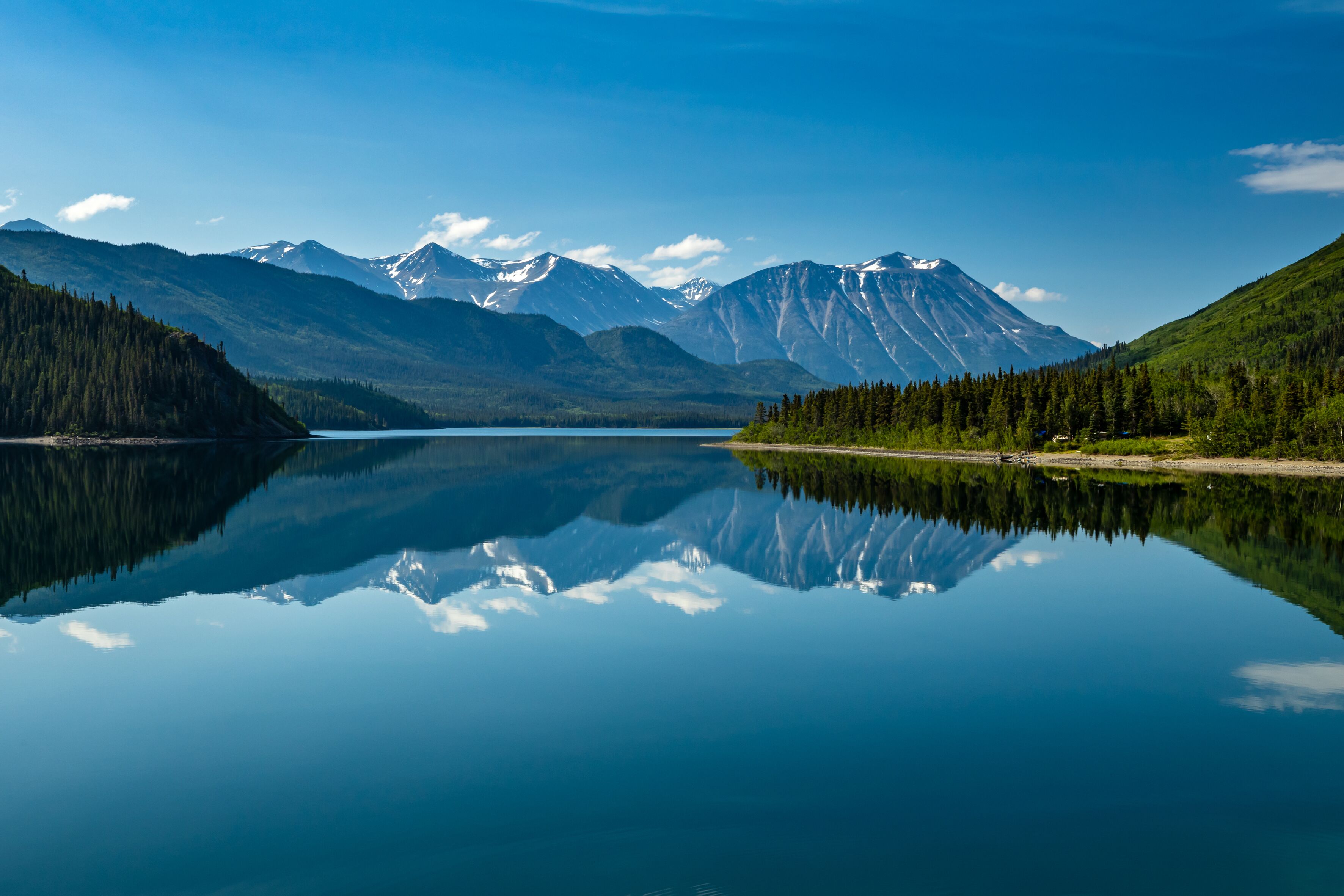 Traumhafte Landschaft bei Carcross und Skagway in Alaska