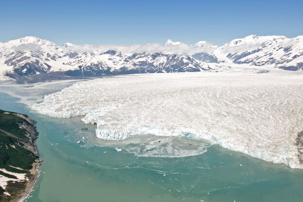 Blick ueber den Hubbard-Gletscher Blick ueber den Hubbard-Gletscher