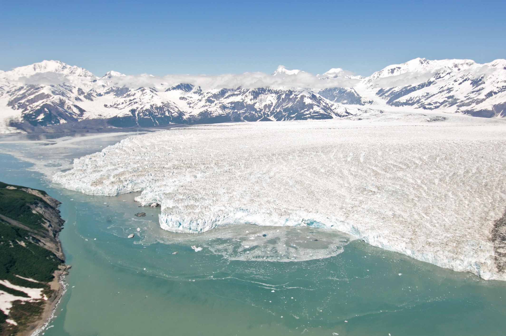 Blick ueber den Hubbard-Gletscher