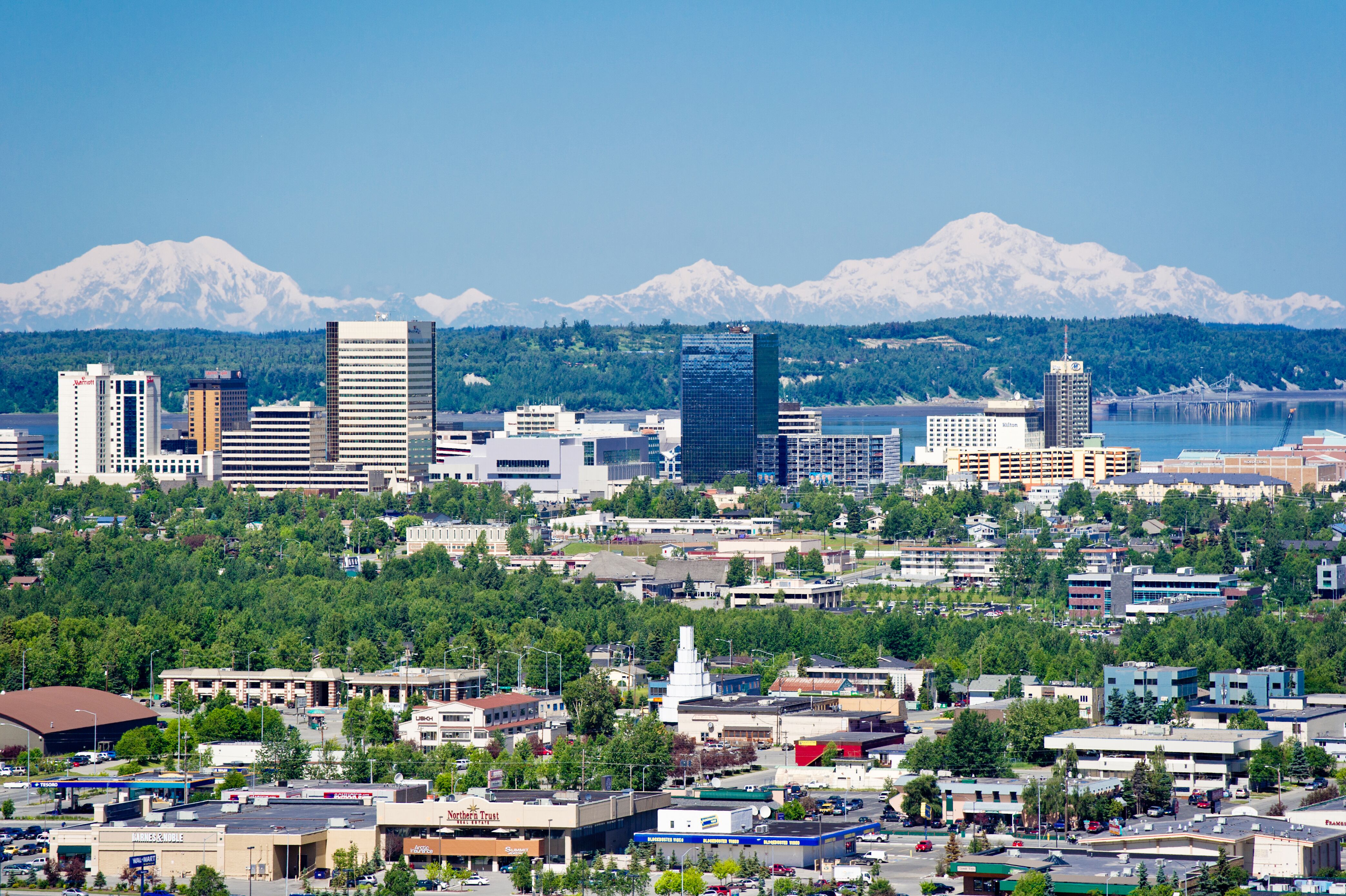 Skyline von Anchorage