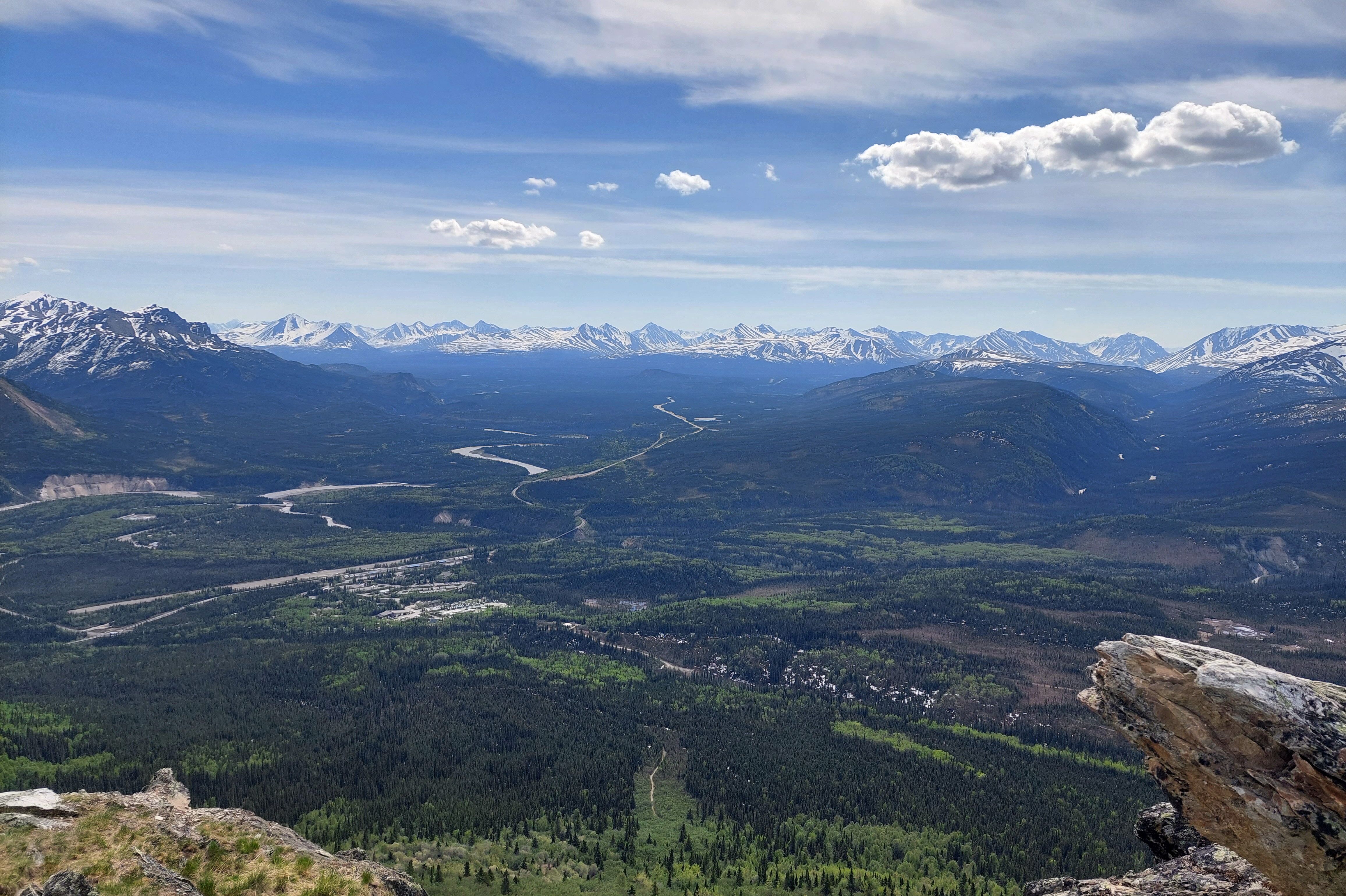 Die Aussicht vom Overlook Trail auf den Denali Nationalpark