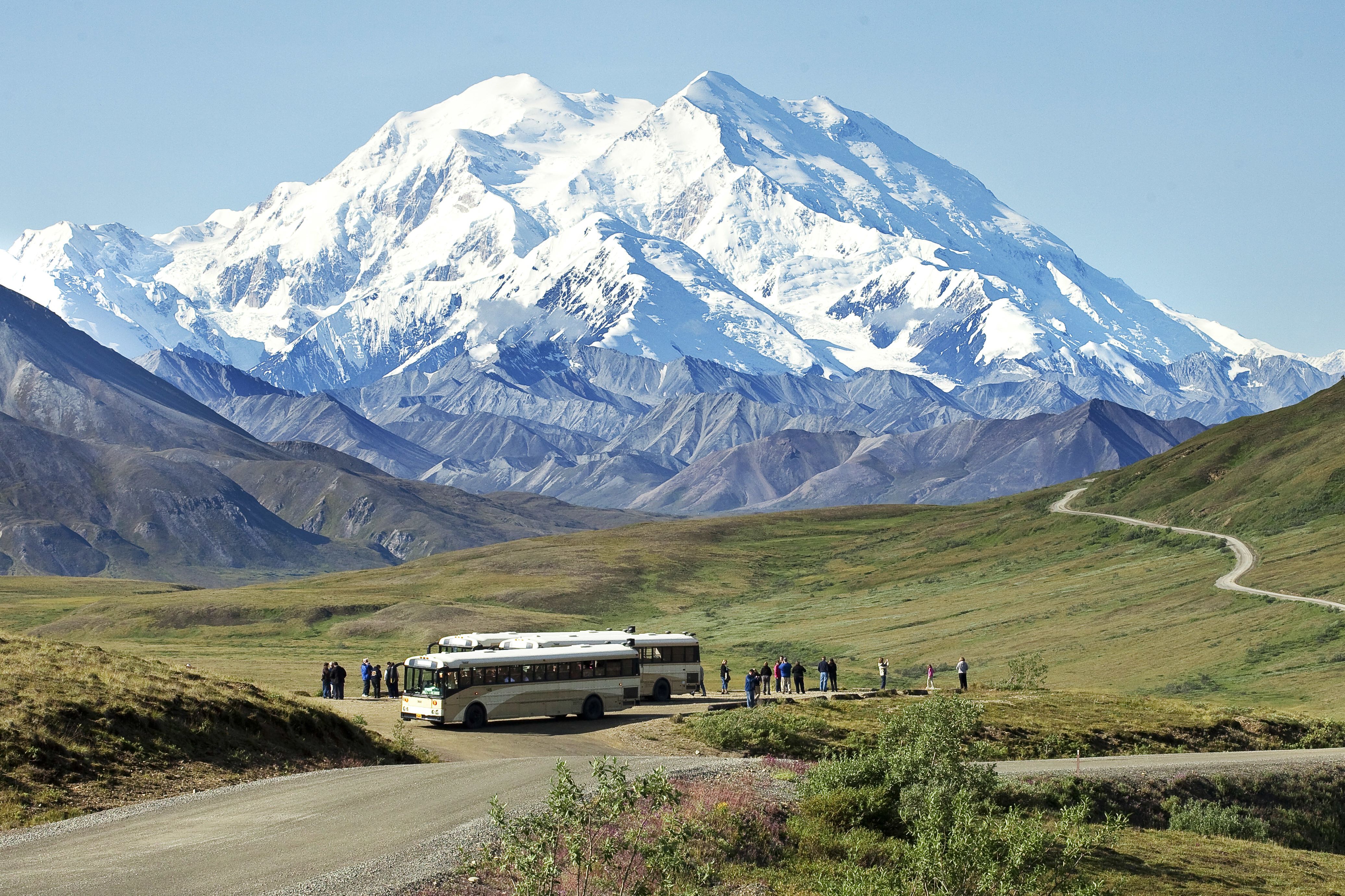 Parkbusse im Denali National Park