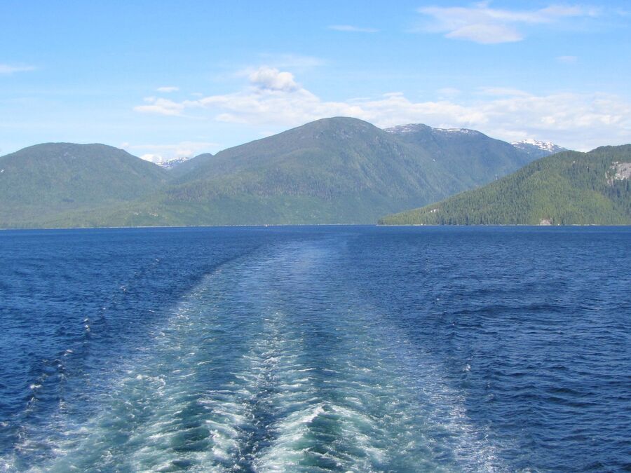 Mit einer FÃ¤hre durch die Inside Passage, British Columbia/Alaska
