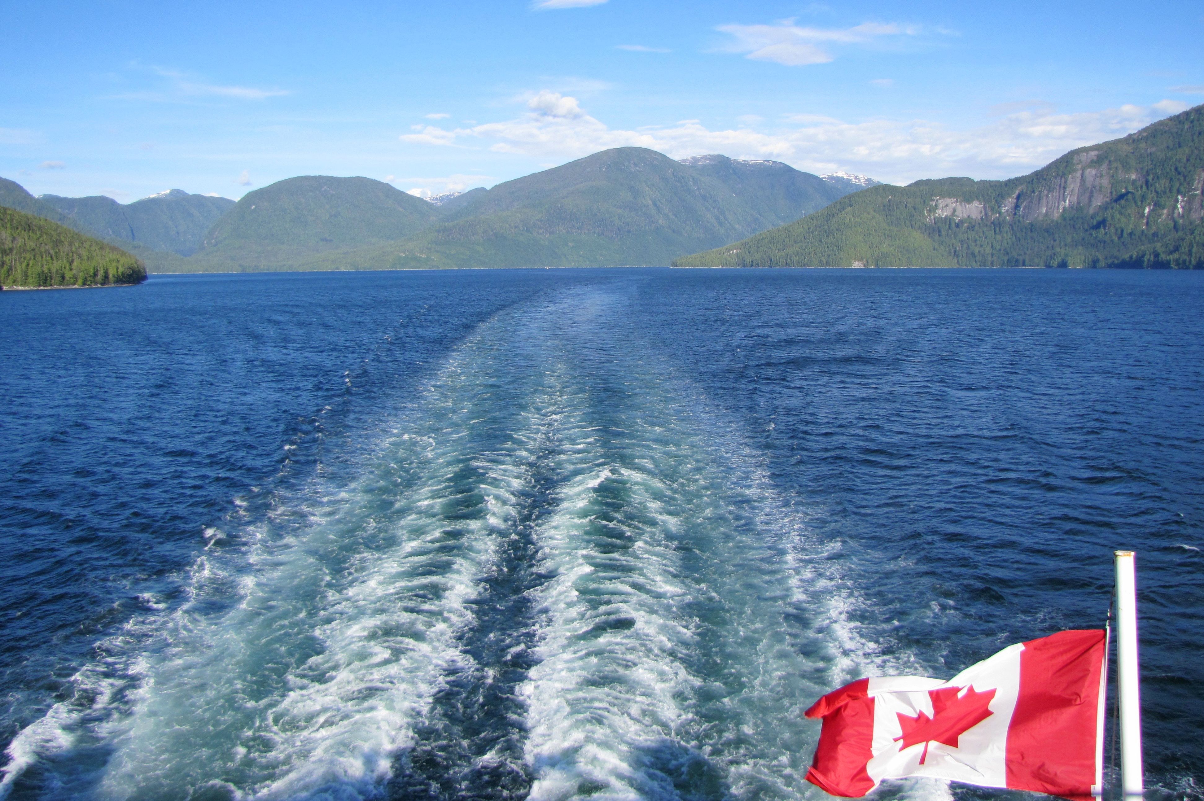 Mit einer FÃ¤hre durch die Inside Passage, British Columbia/Alaska
