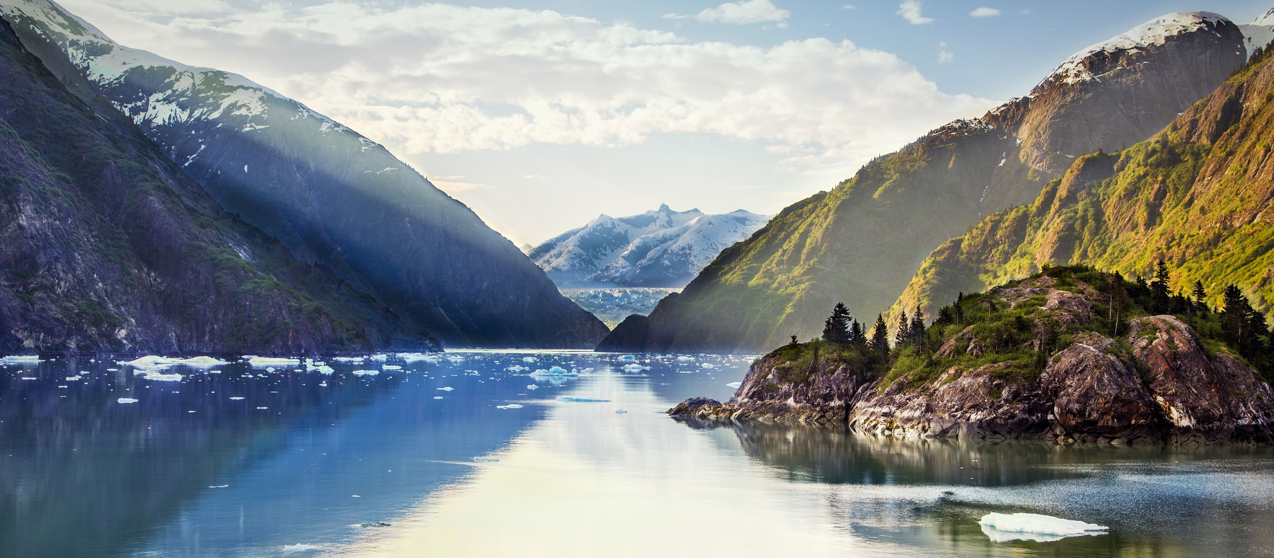 Erlebniswerter Fjord in Alaska