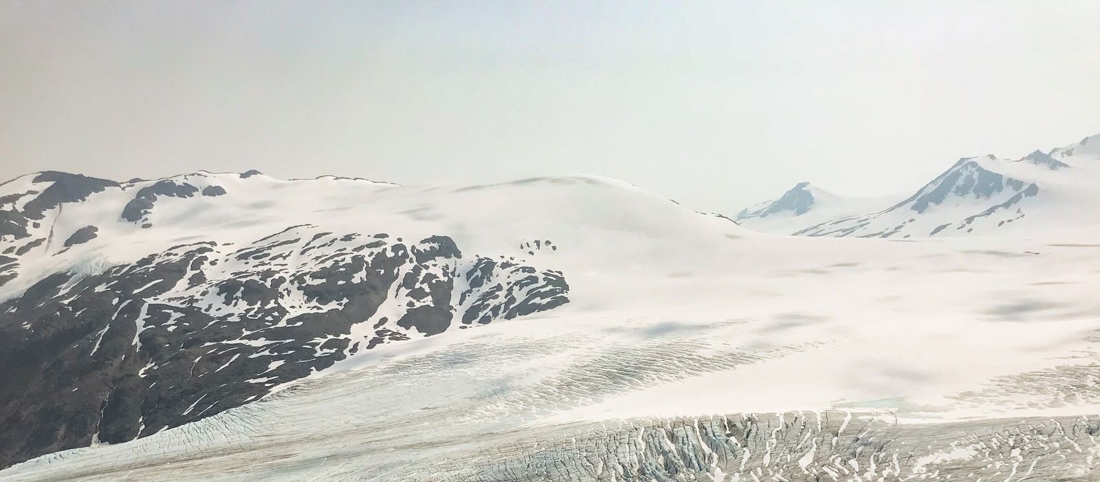 Ausblick am Harding Icefield Trail in der NÃ¤he von Seward in Alaska