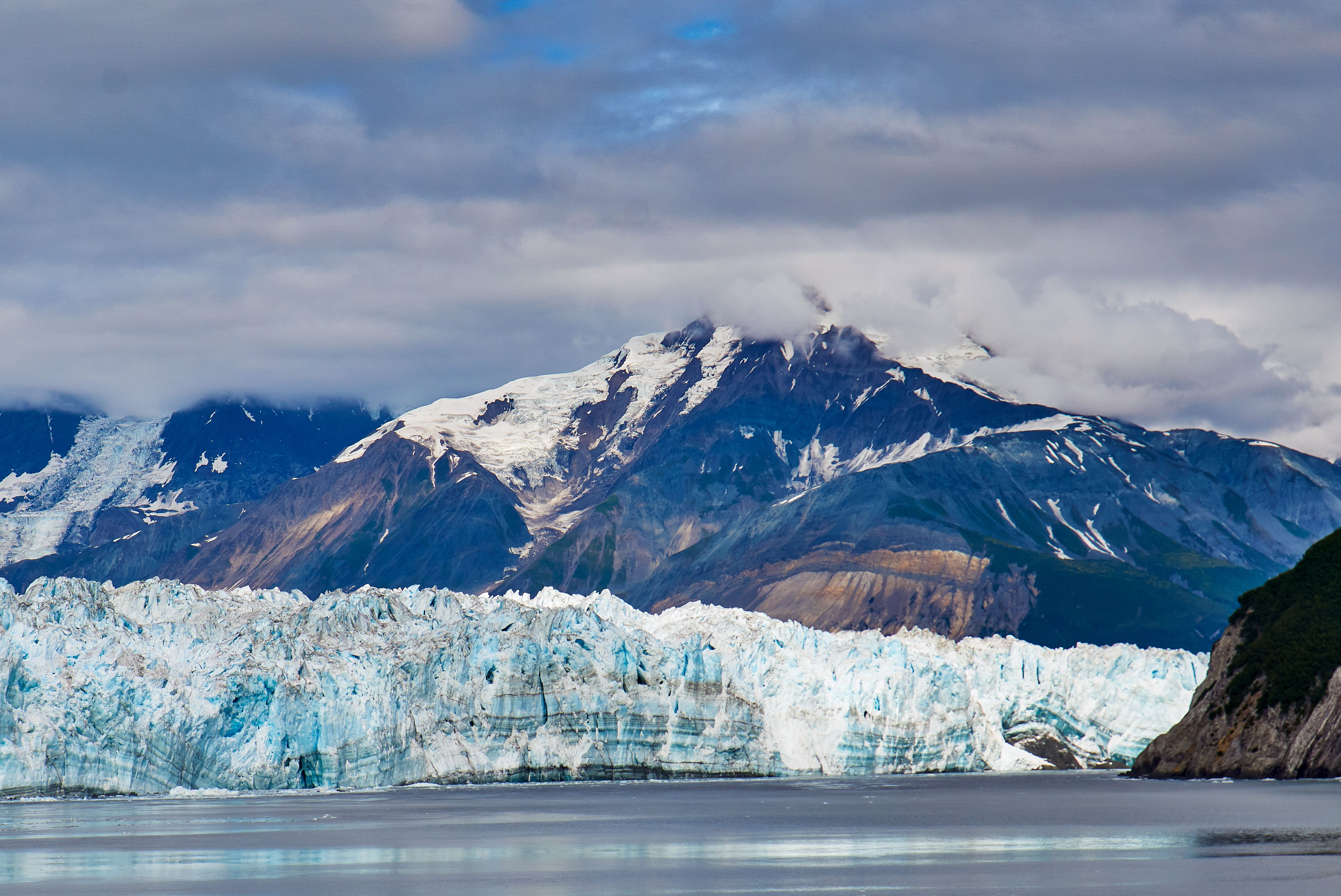Blick auf einen Gletscher in Alaska