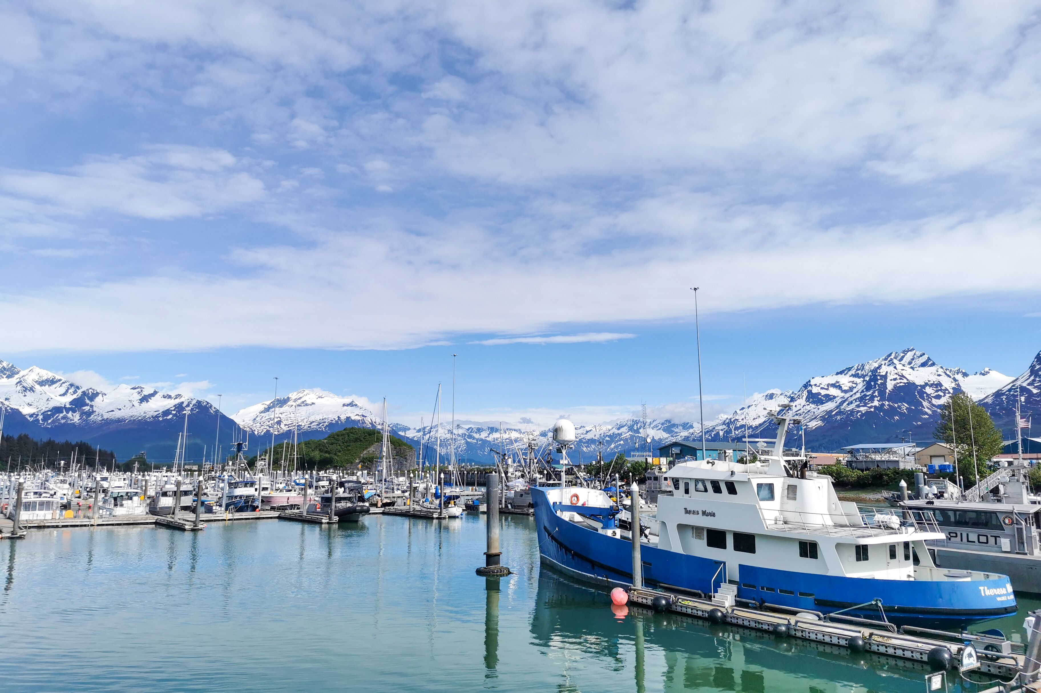 Boote im Hafen von Valdez