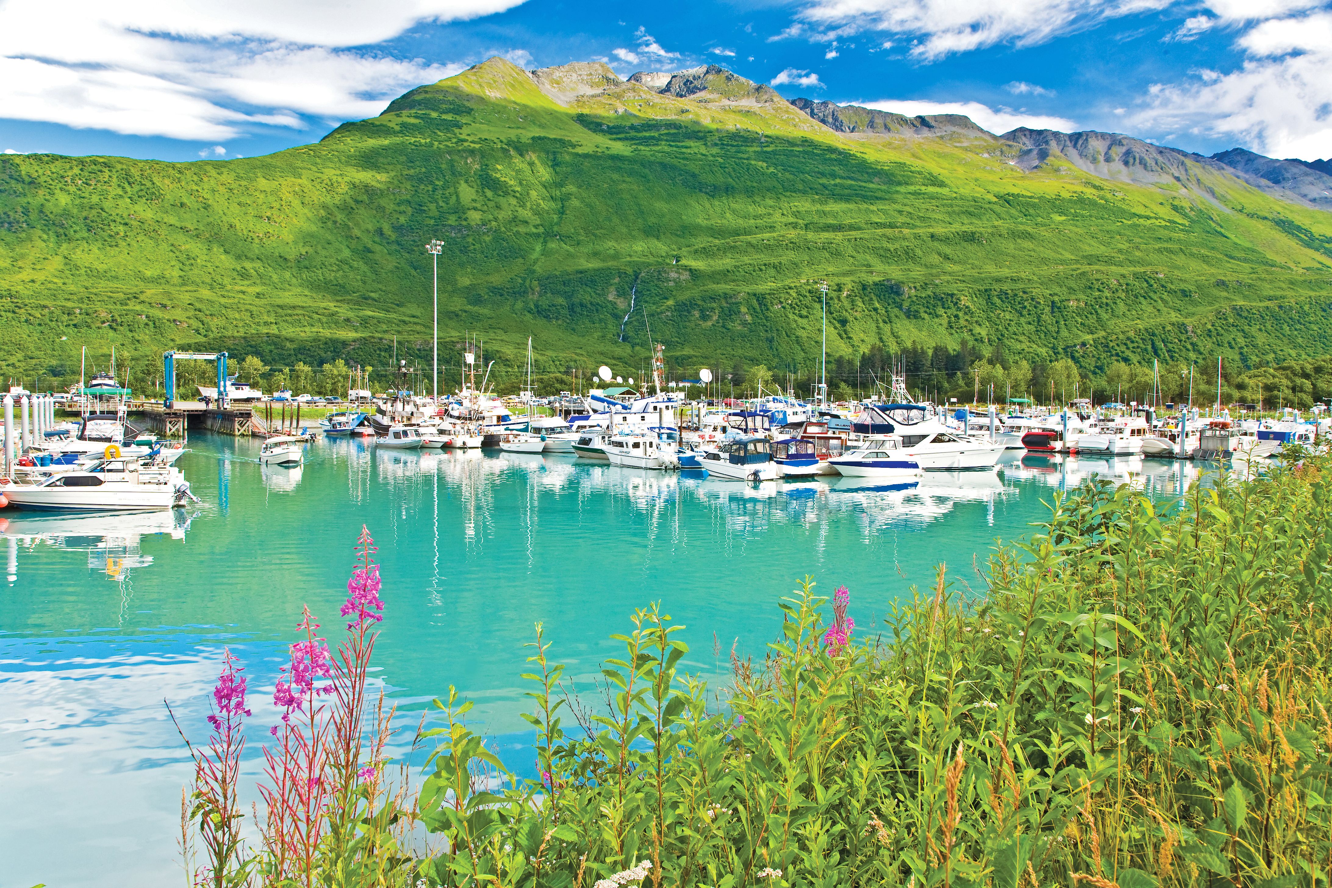 Boote im Hafen von Valdez, Alaska