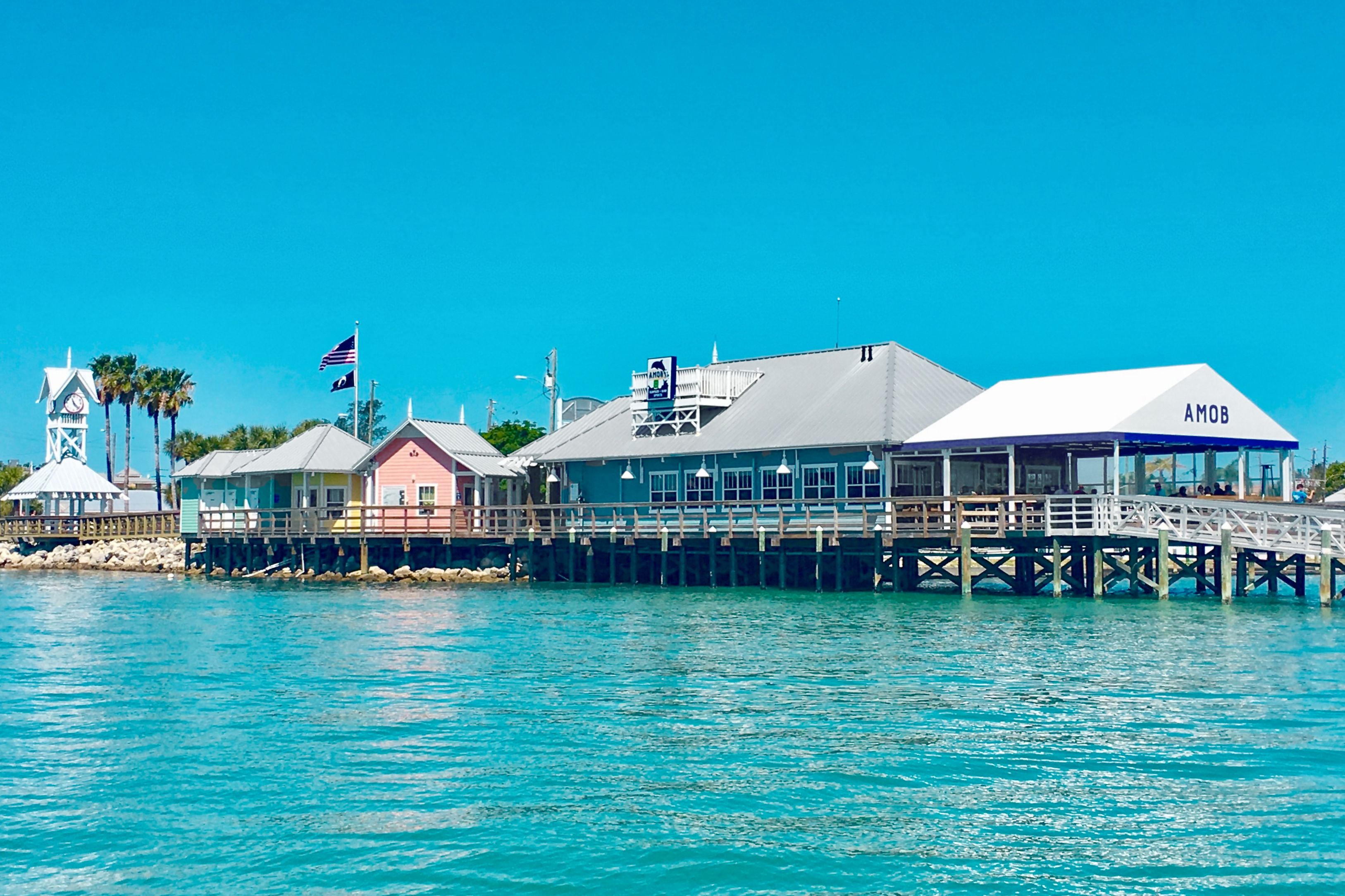 Die Anna Maria Oyster Bar auf dem Bradenton Beach Pier