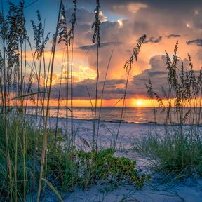 Sonnenuntergang am Strand von Anna Maria Island