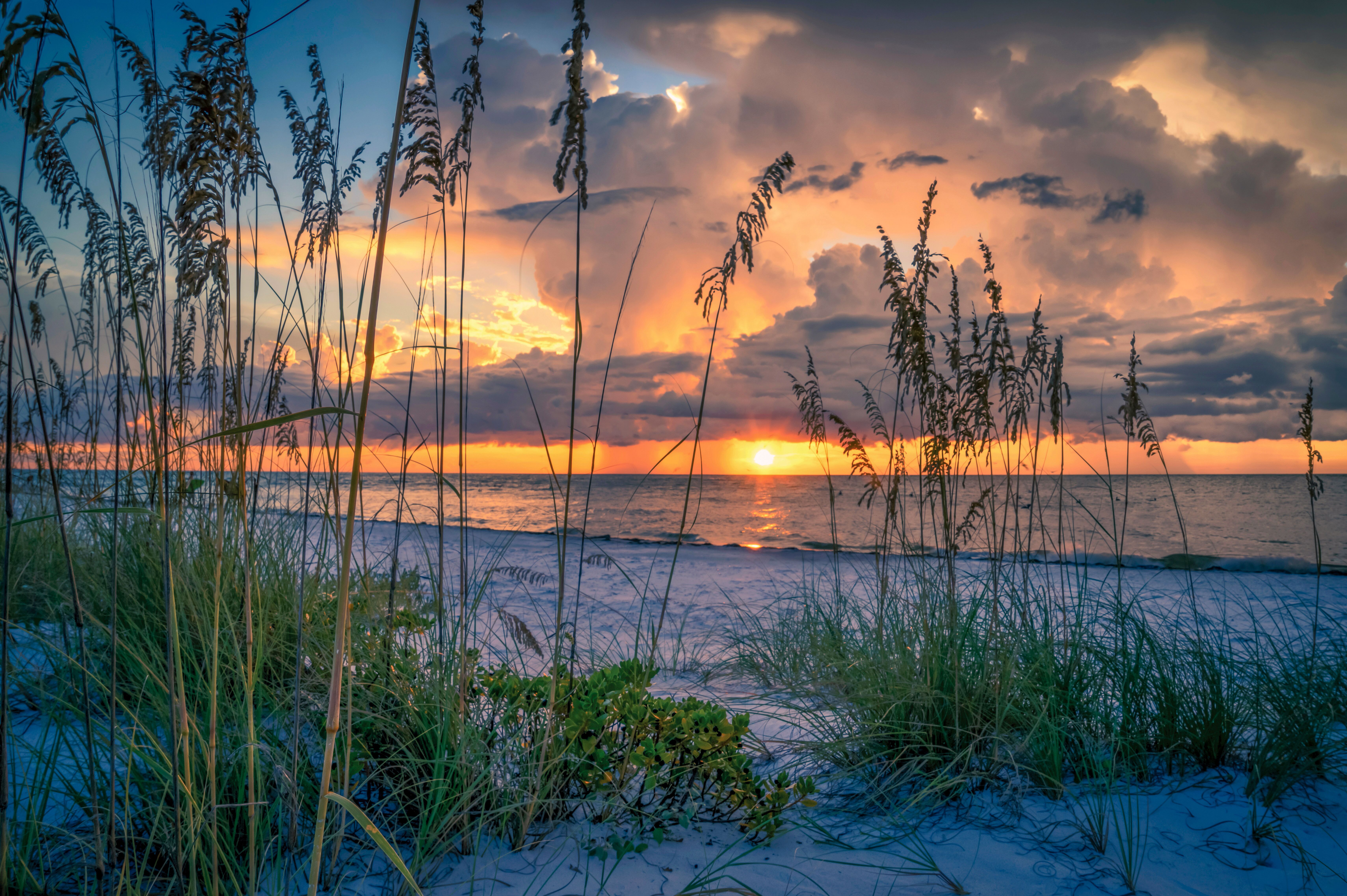 Sonnenuntergang am Strand von Anna Maria Island
