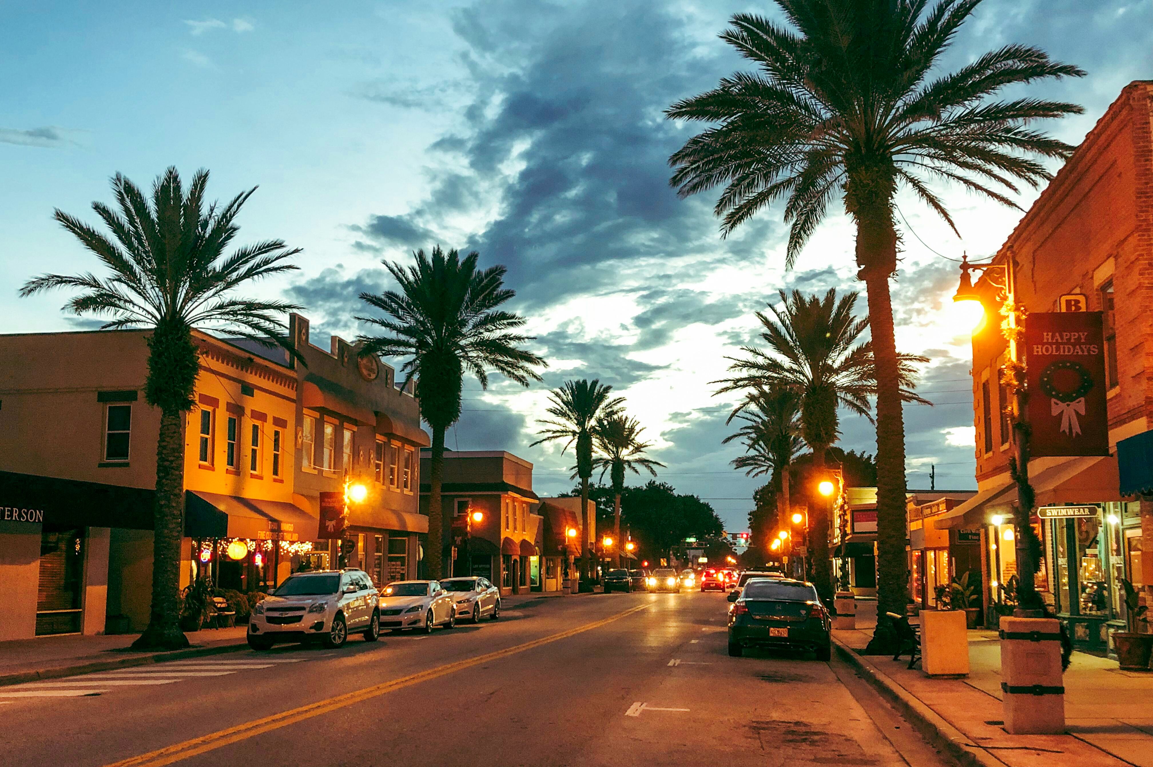 Canal Street in New Smyrna Beach