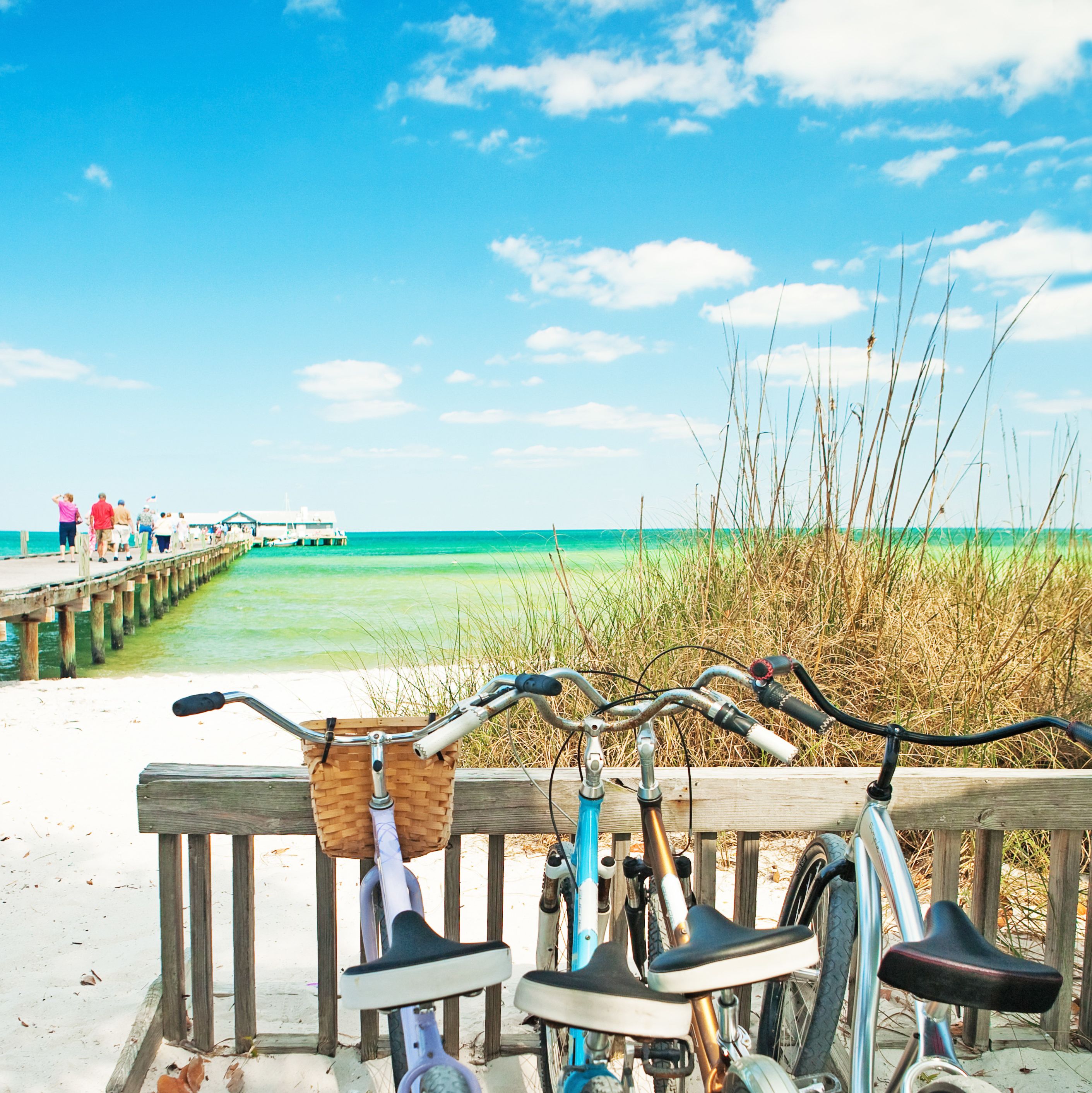 FahrrÃ¤der am Pier in Bradenton