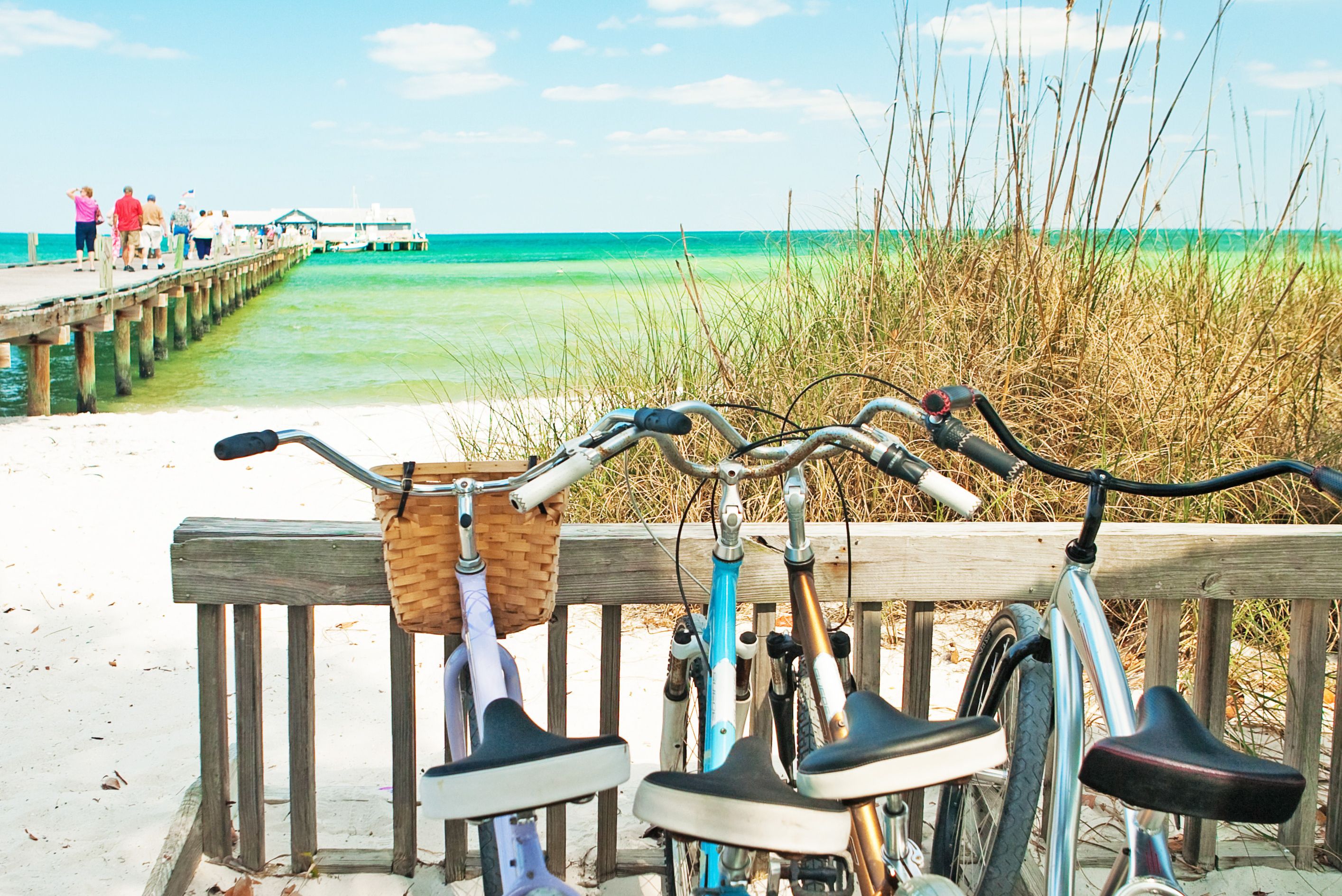 FahrrÃ¤der am Pier in Bradenton