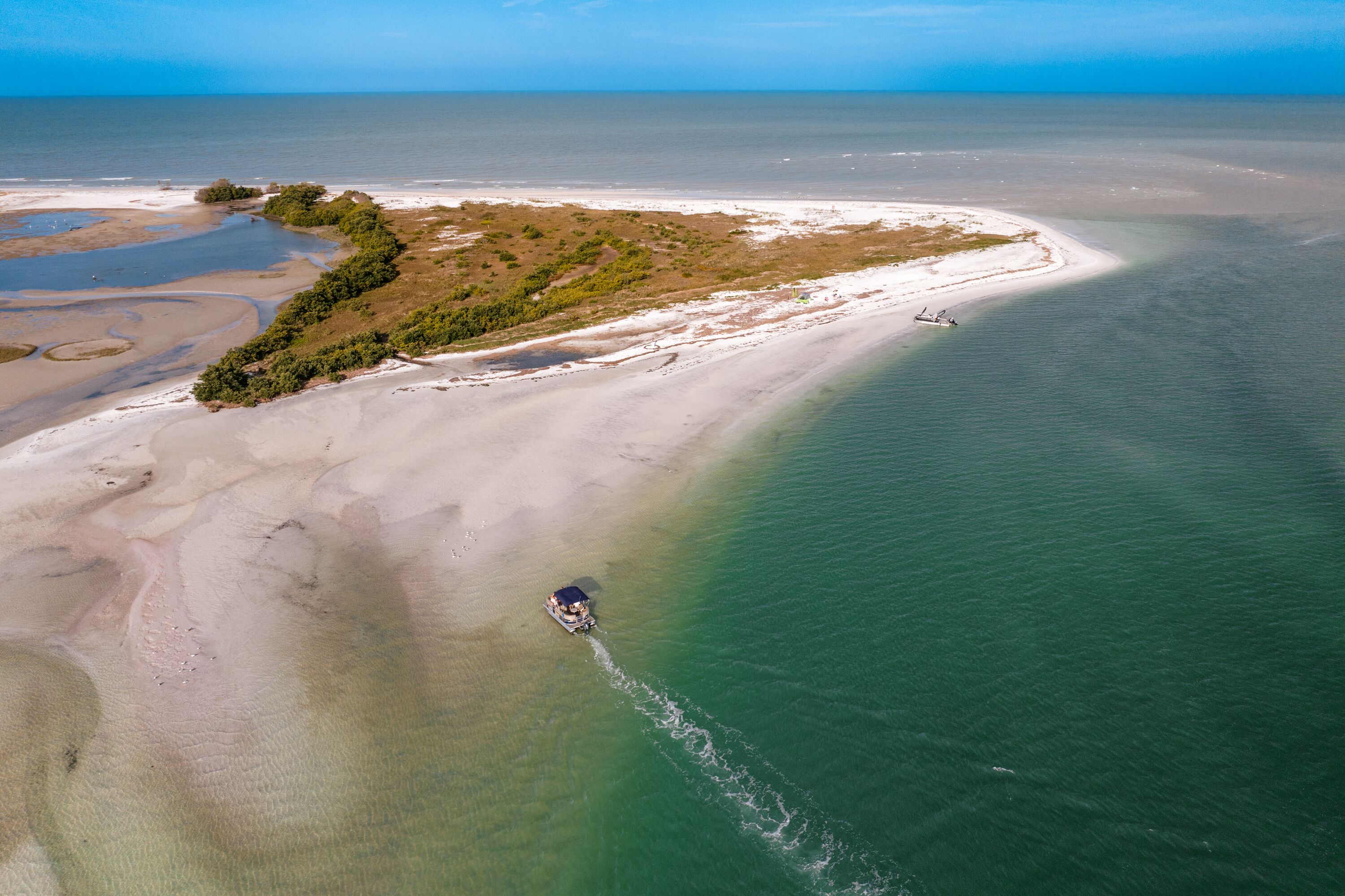 Wunderschöne Landschaft auf der Insel Anclote Key