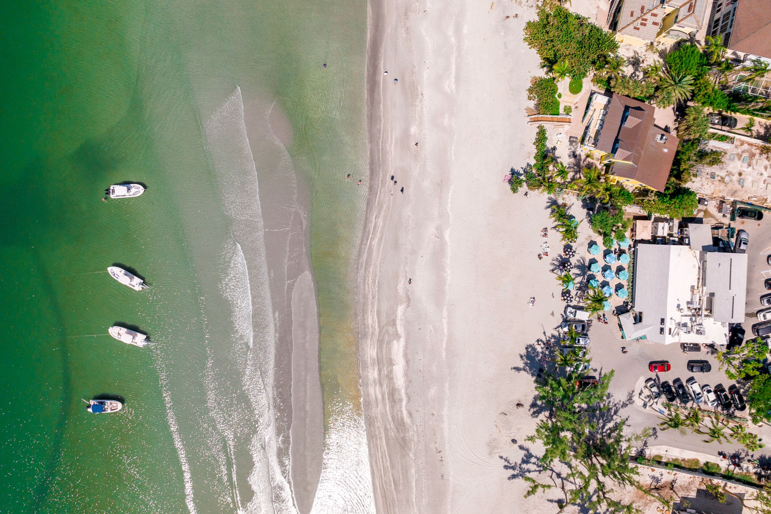 Luftaufnahme von Captiva Island nähe Fort Myers