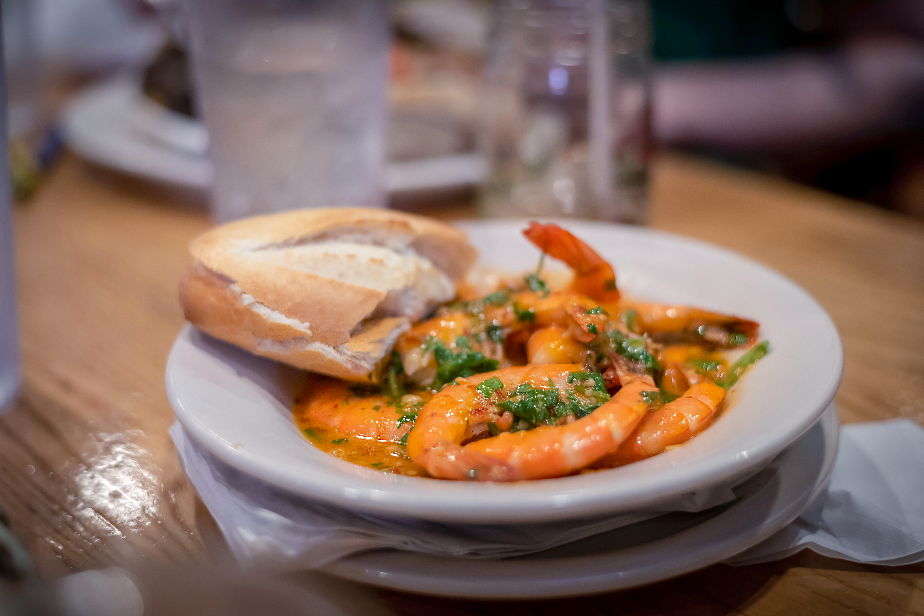 Leckerer Yukatan Shrimp im Doc Ford's Restaurant in Fort Myers in Florida