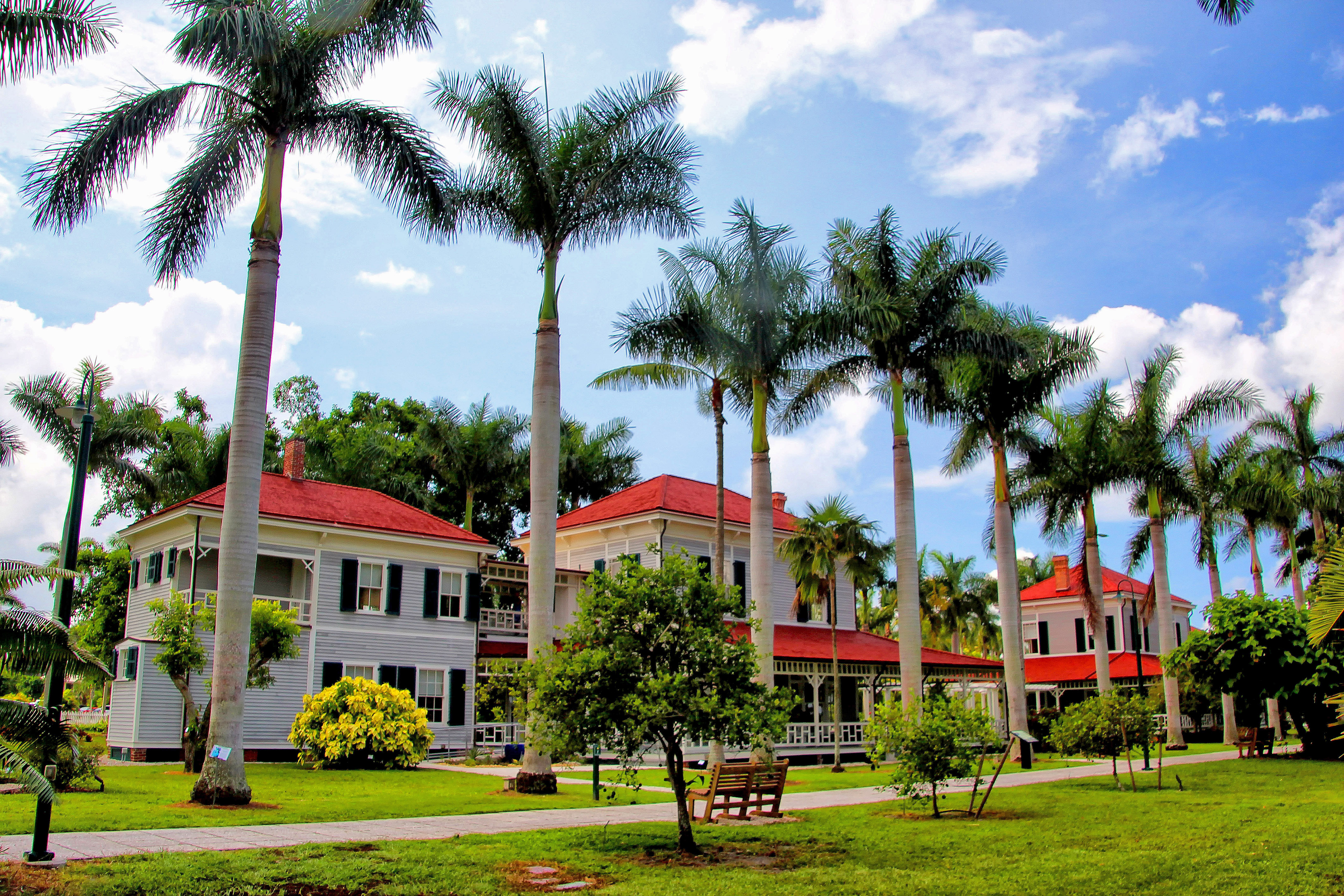 Blick auf das Edison Ford Museum in Fort Myers, Florida