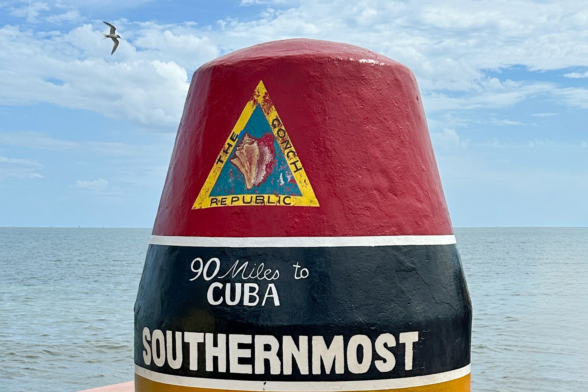Der bekannte Southernmost Point auf den Florida Keys
