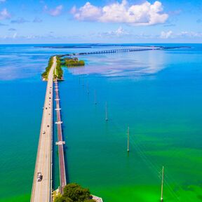 Der Overseas Highway verbindet die 40 Inseln der Florida Keys