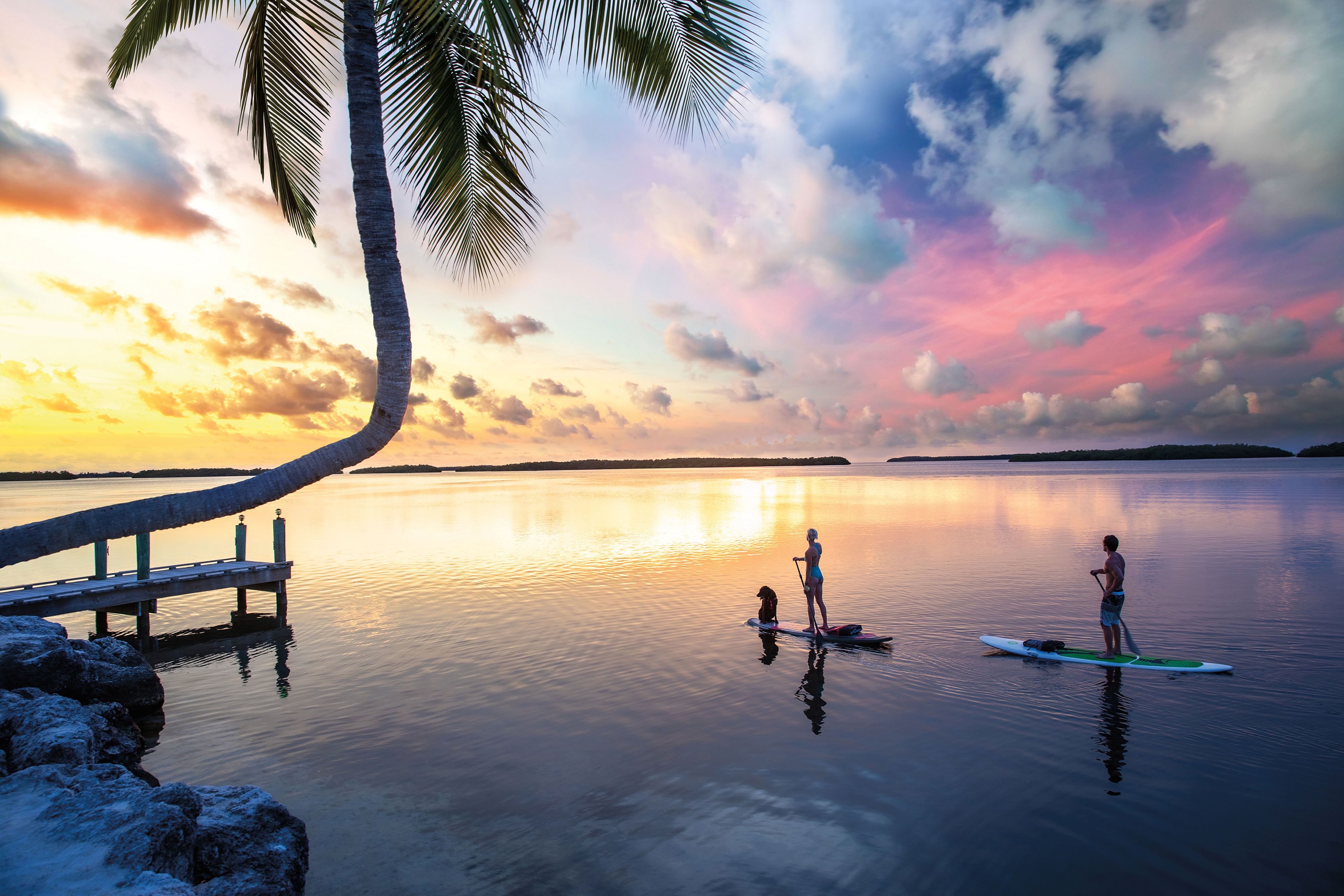 Paddleboard fahren auf Islamorada