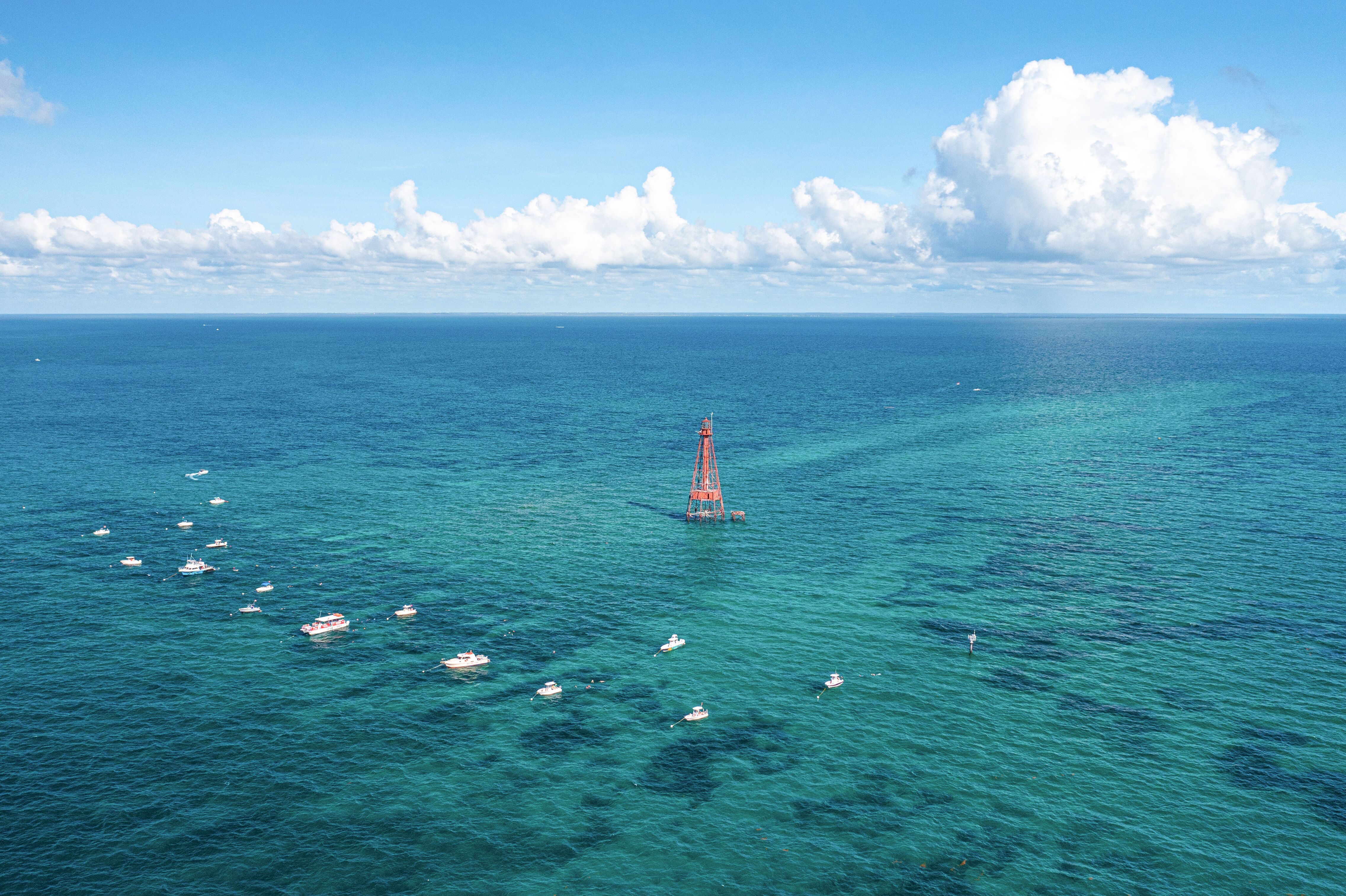 Sombrero Lighthouse in Marathon