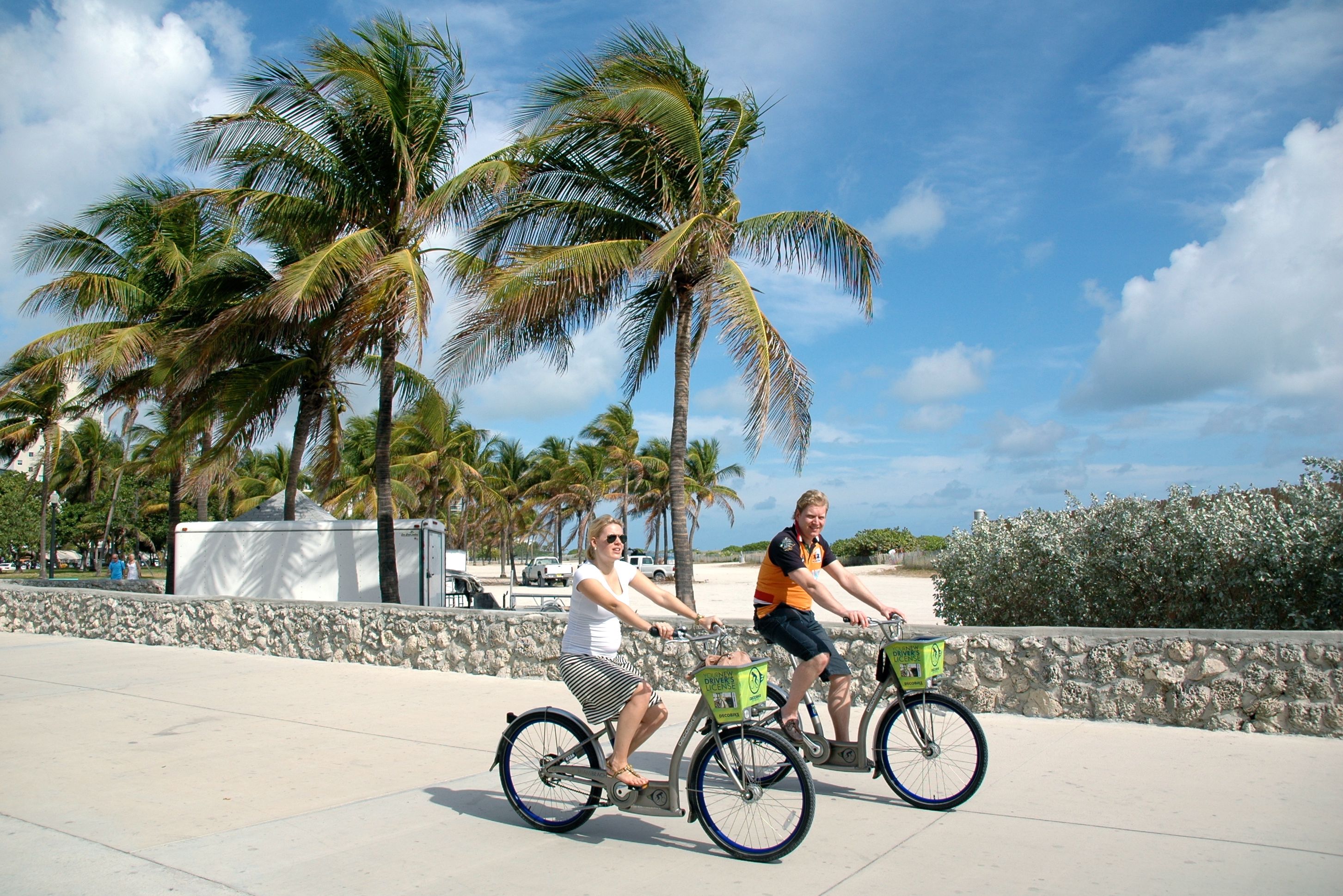 fahrrad tour soutch beach miami mit einer gruppe