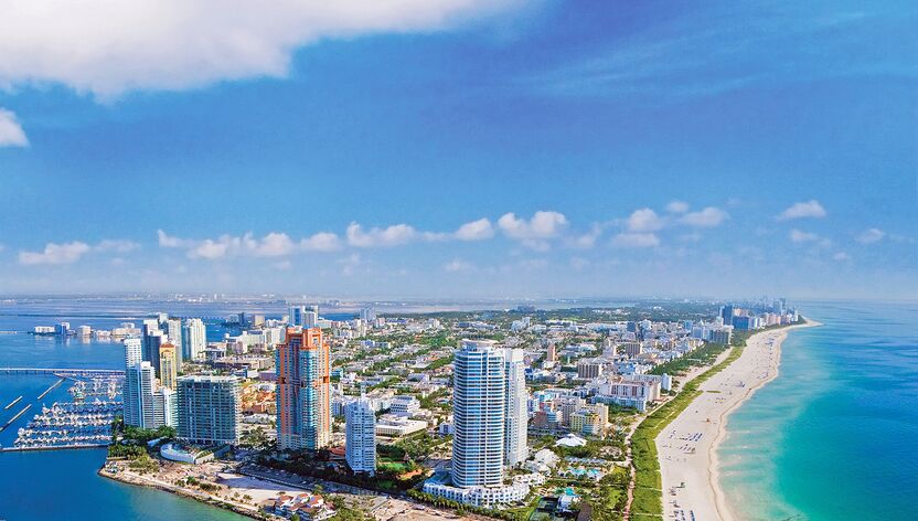 Panoramaansicht von Miami Panoramaansicht von Miami