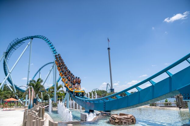 Aufregende Surf-Achterbahn im SeaWorld Orlando Aufregende Surf-Achterbahn im SeaWorld Orlando