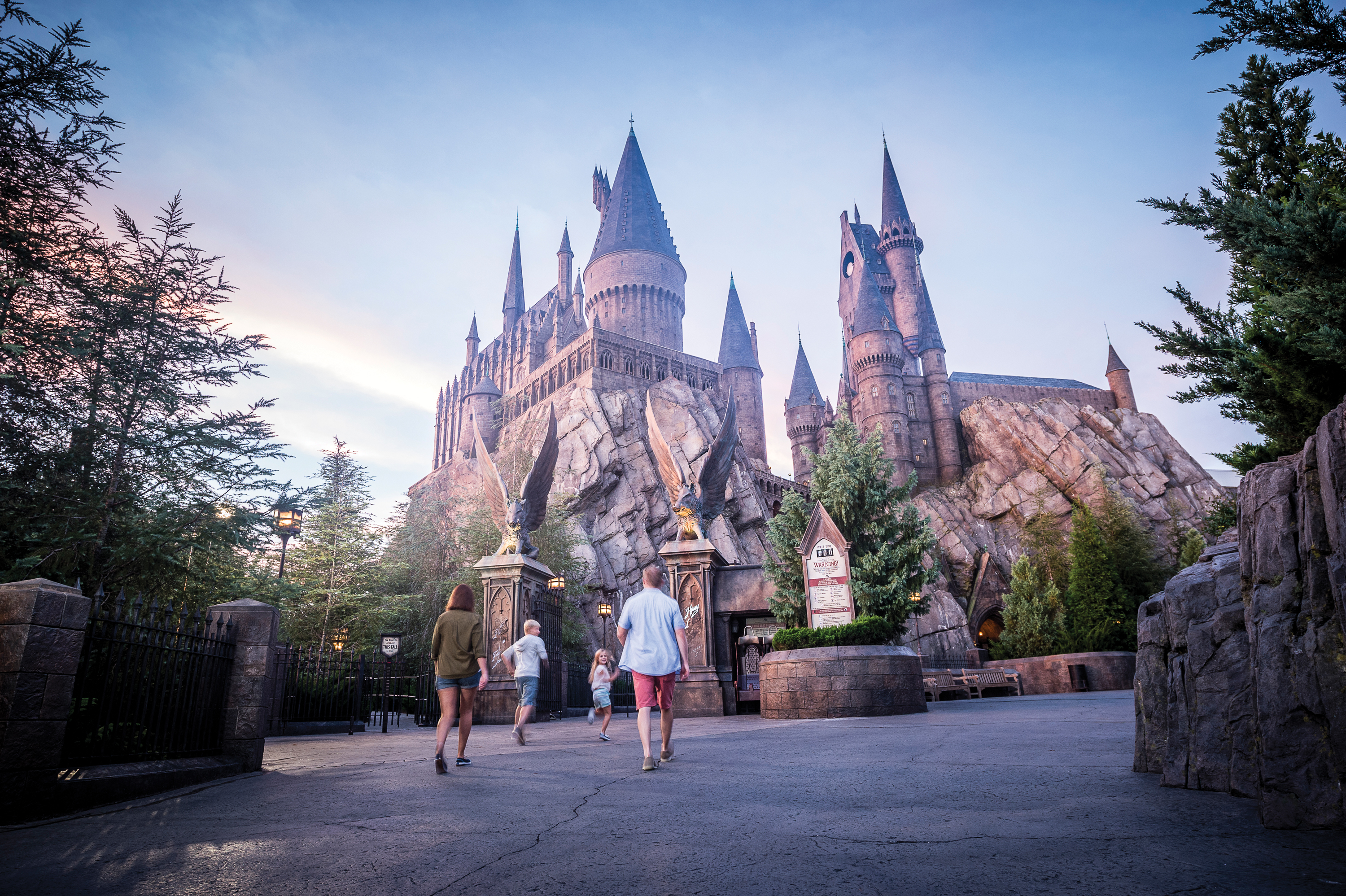 Schöne Architektur im Islands of Adventure Park in den Universal Studios Florida