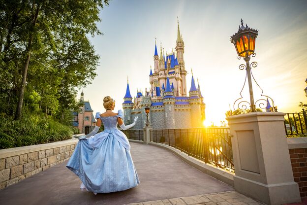 Das traumhafte Schloss im Magic Kingdom der Disney World in Orlando