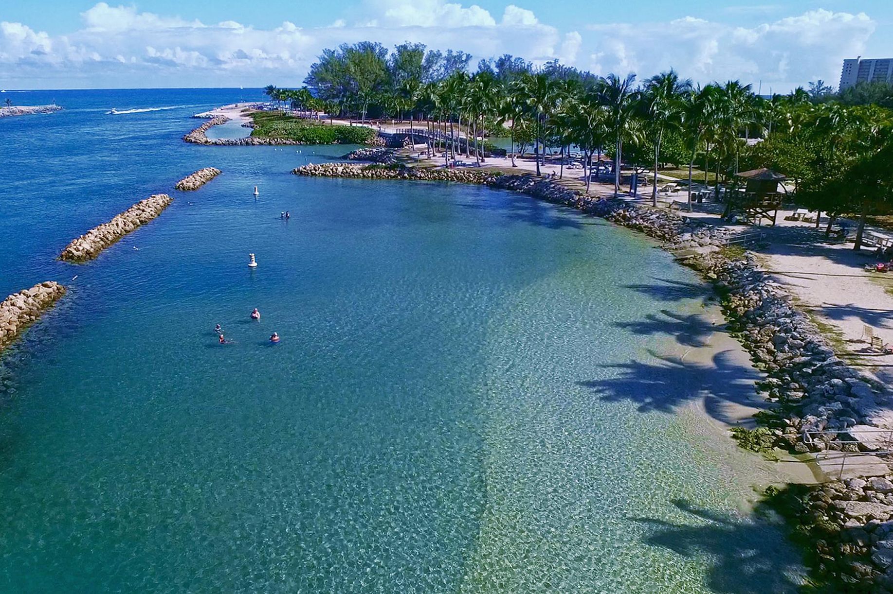 Blick auf das Jupiter Inlet, Florida