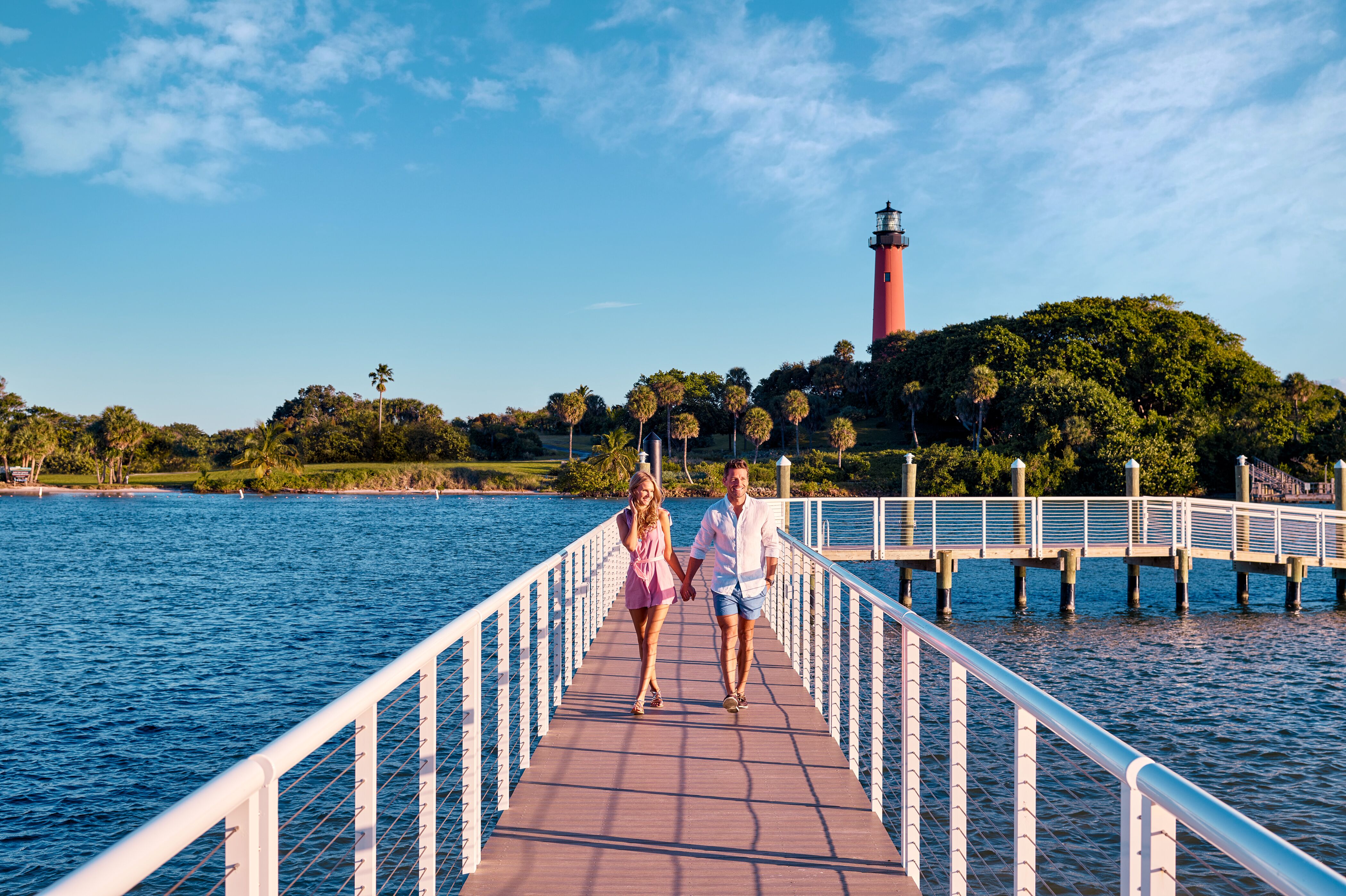 Spaziergang am Jupiter Lighthouse in Palm Beach